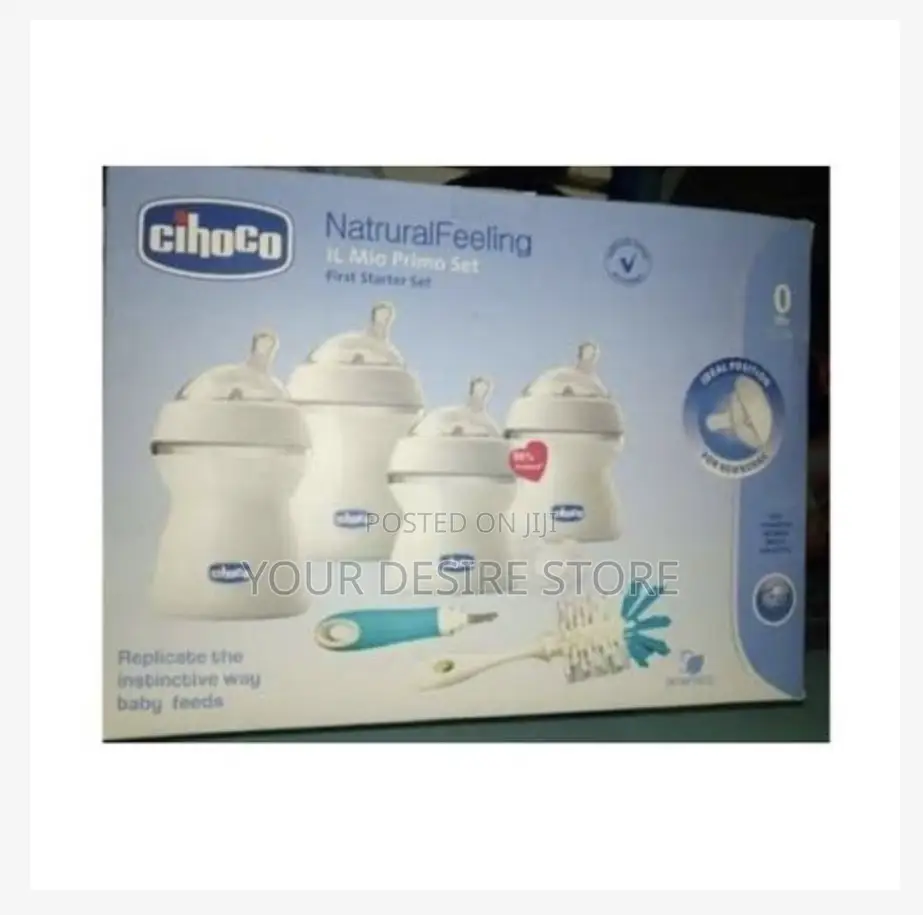 Complete Natural Feeding Bottle Set for Newborn (Cihoco)