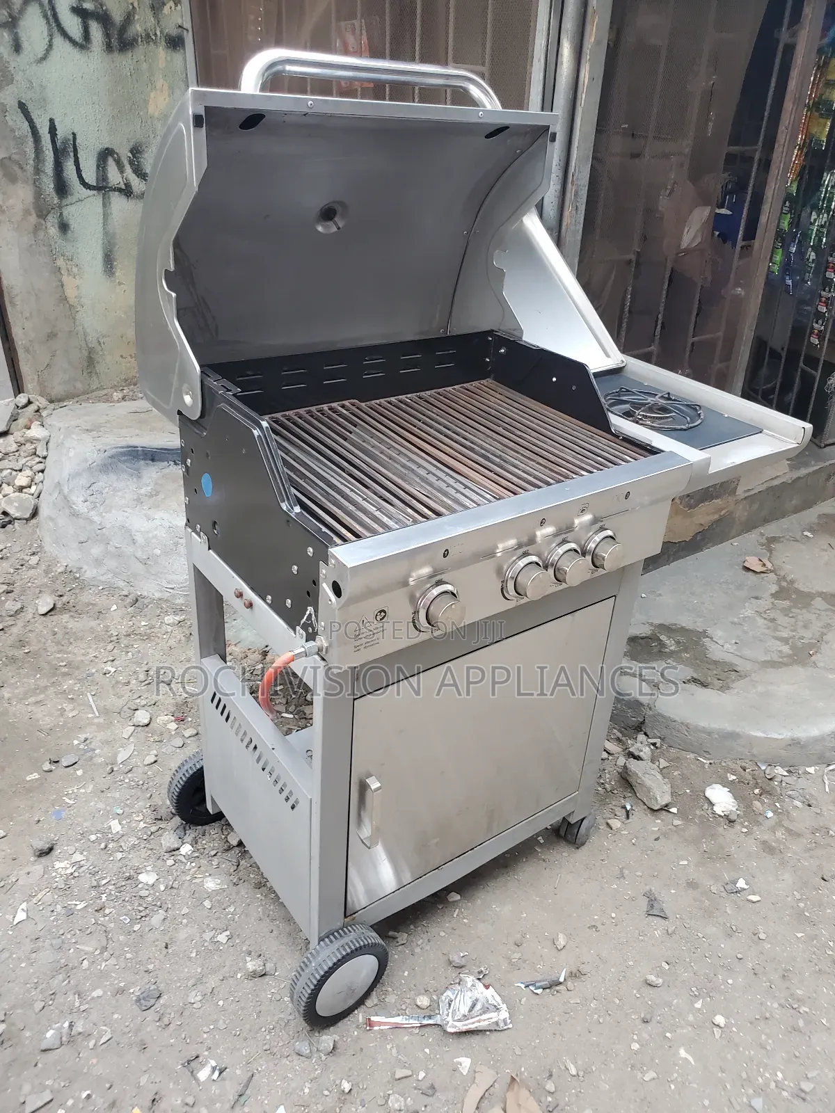 Proficook Gas and Charcoal BBQ With Side Stove