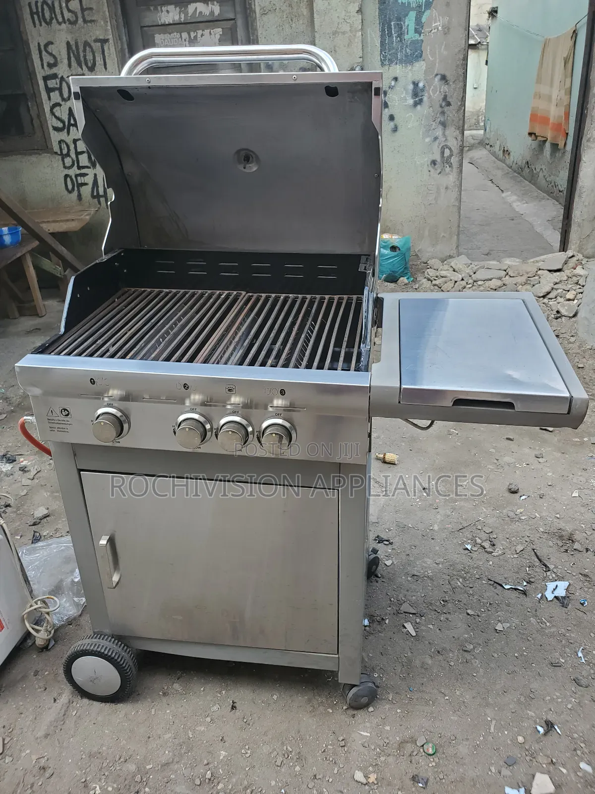 Proficook Gas and Charcoal BBQ With Side Stove