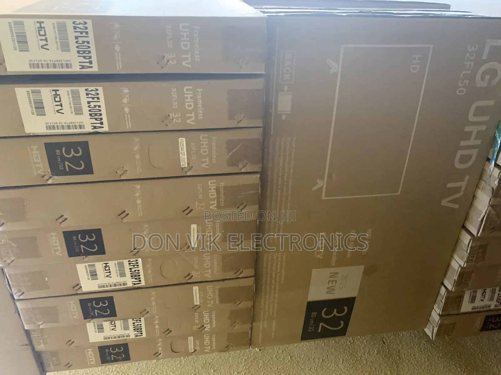 Affordable Brand New Frameless 32 Inches Full Smart Tv