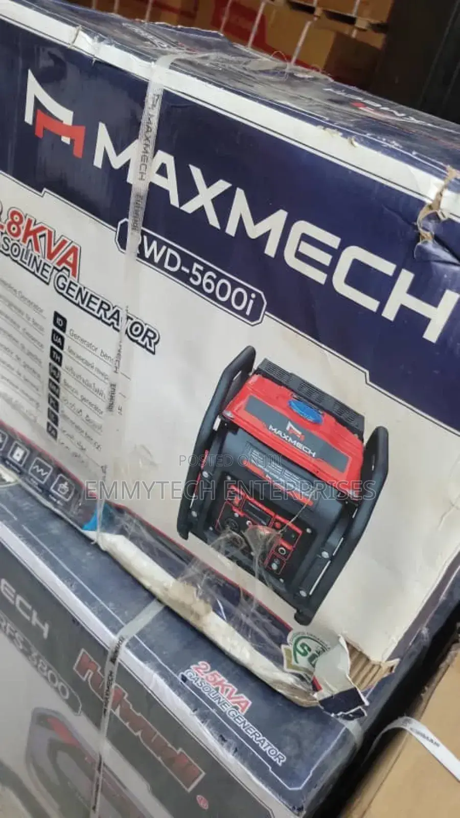 (3.8kva)Maxmech Inverter Petrol Gen Low Fuel Consumption