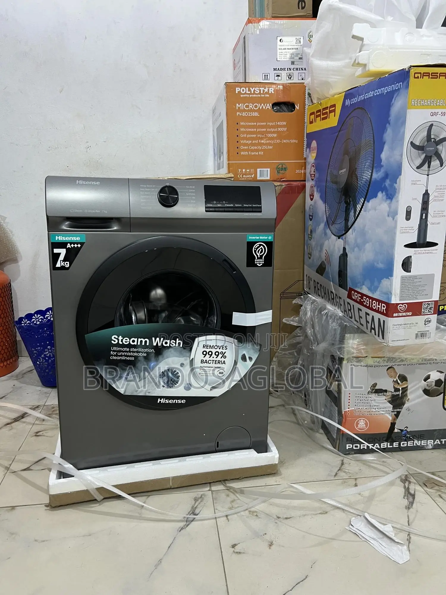 Hisense Front Load 7kg (Wfqp7012t) Washing Machine