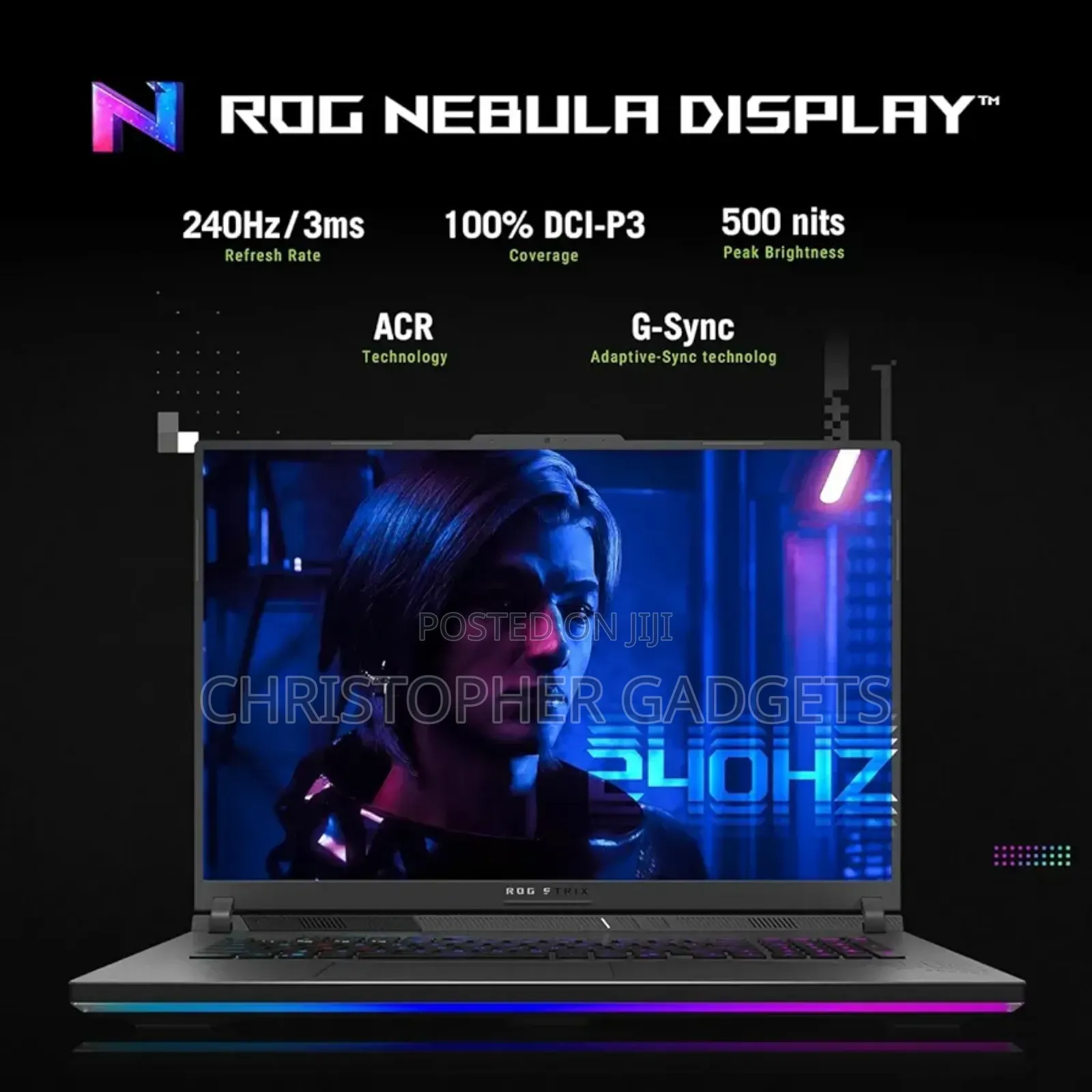 New Laptop Asus ROG Strix GL702VI 32GB Intel Core Ultra 9 SSD 2T