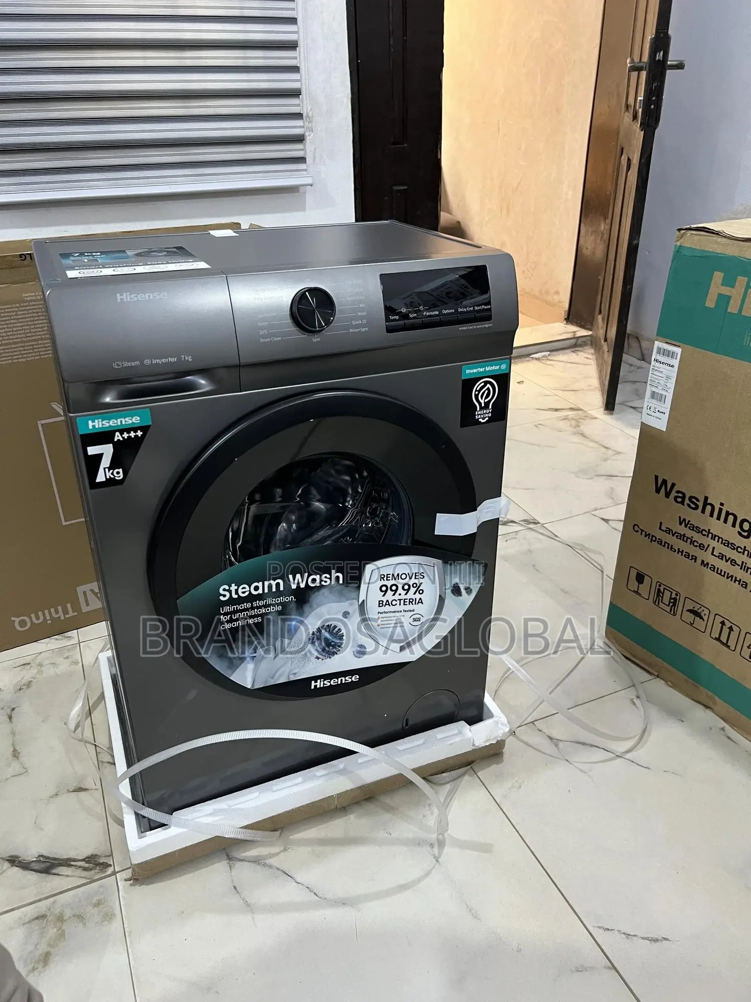 Hisense 7kg Smart 1200rpm Front Load Auto Washing Machine