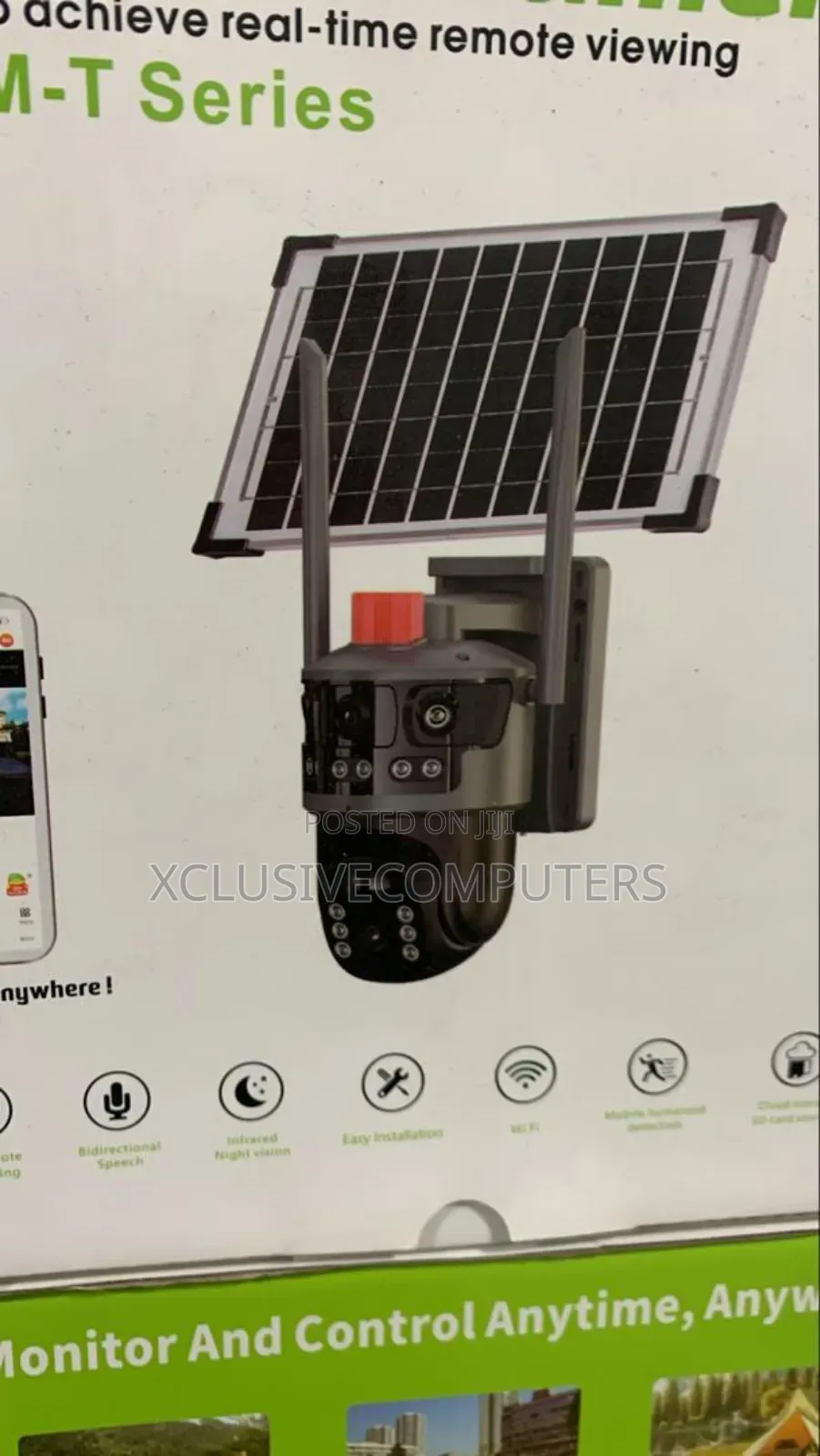 Brand New Dual Lens Solar Security and Surveillance Cameras