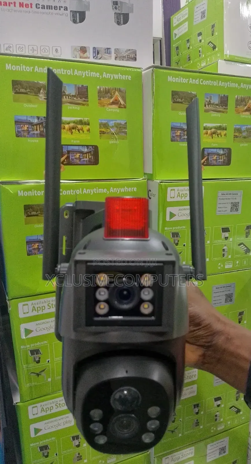Brand New Dual Lens Solar Security and Surveillance Cameras