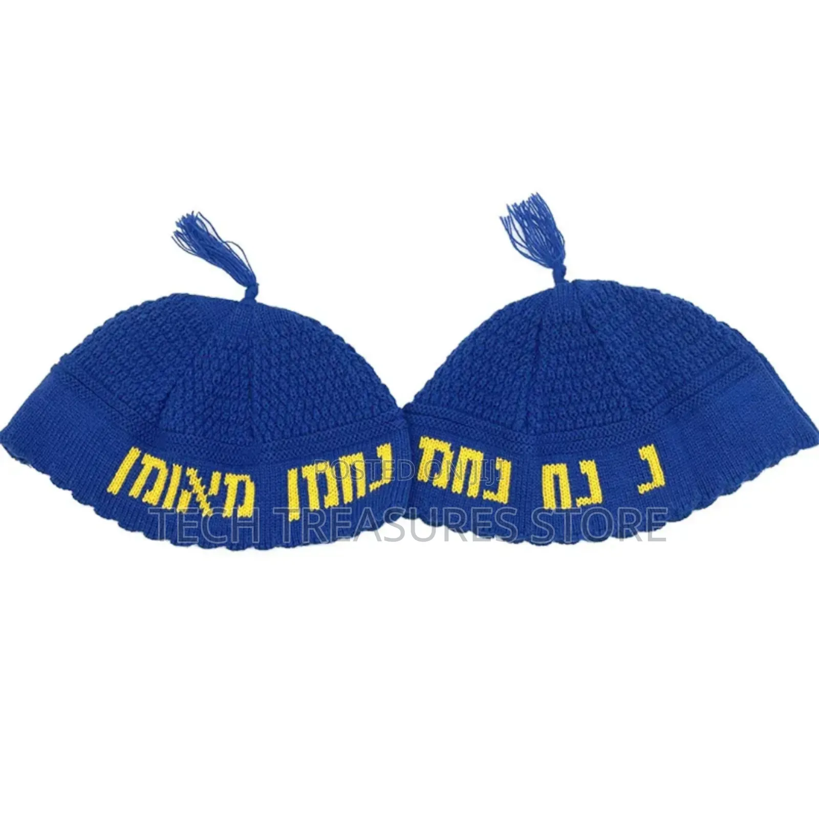 Knitted Kippah Beanies Cap Jewish Men