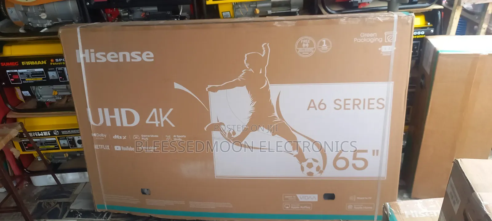 Hisense 65inches Smart + With 5 Years Garranty