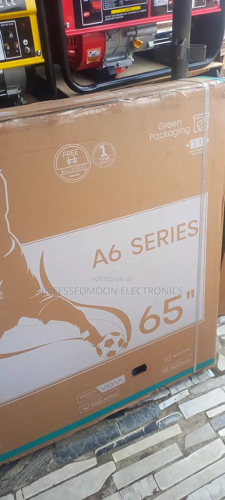 Hisense 65inches Smart + With 5 Years Garranty