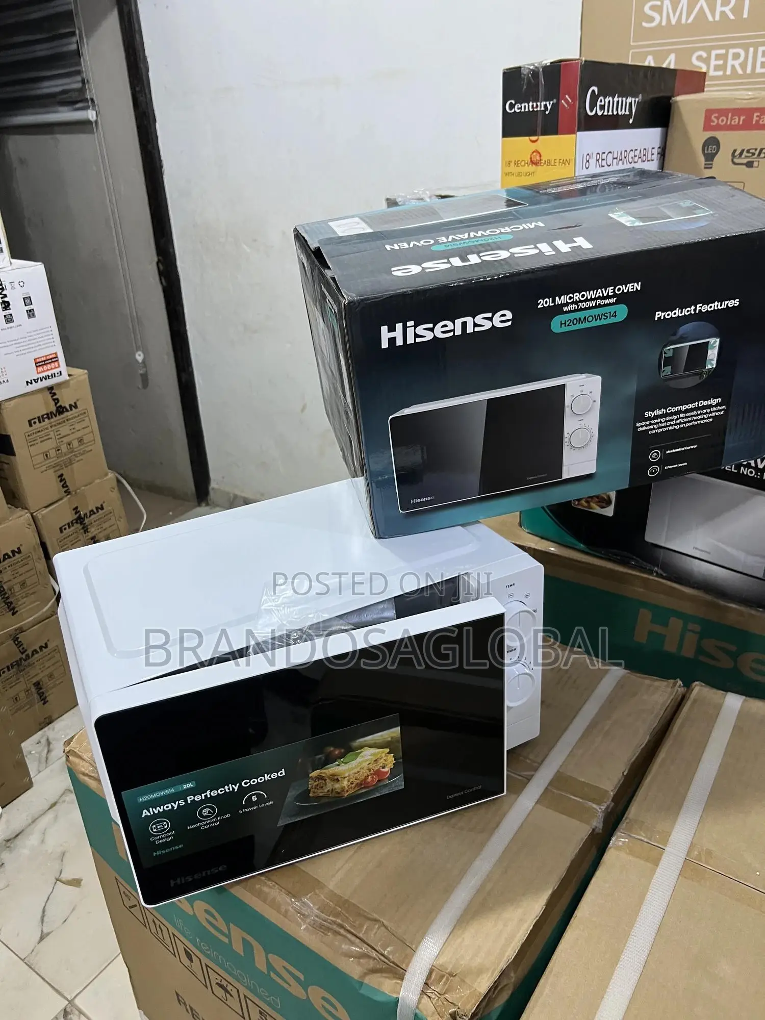 Functional White Microwave Oven 20l Hisense
