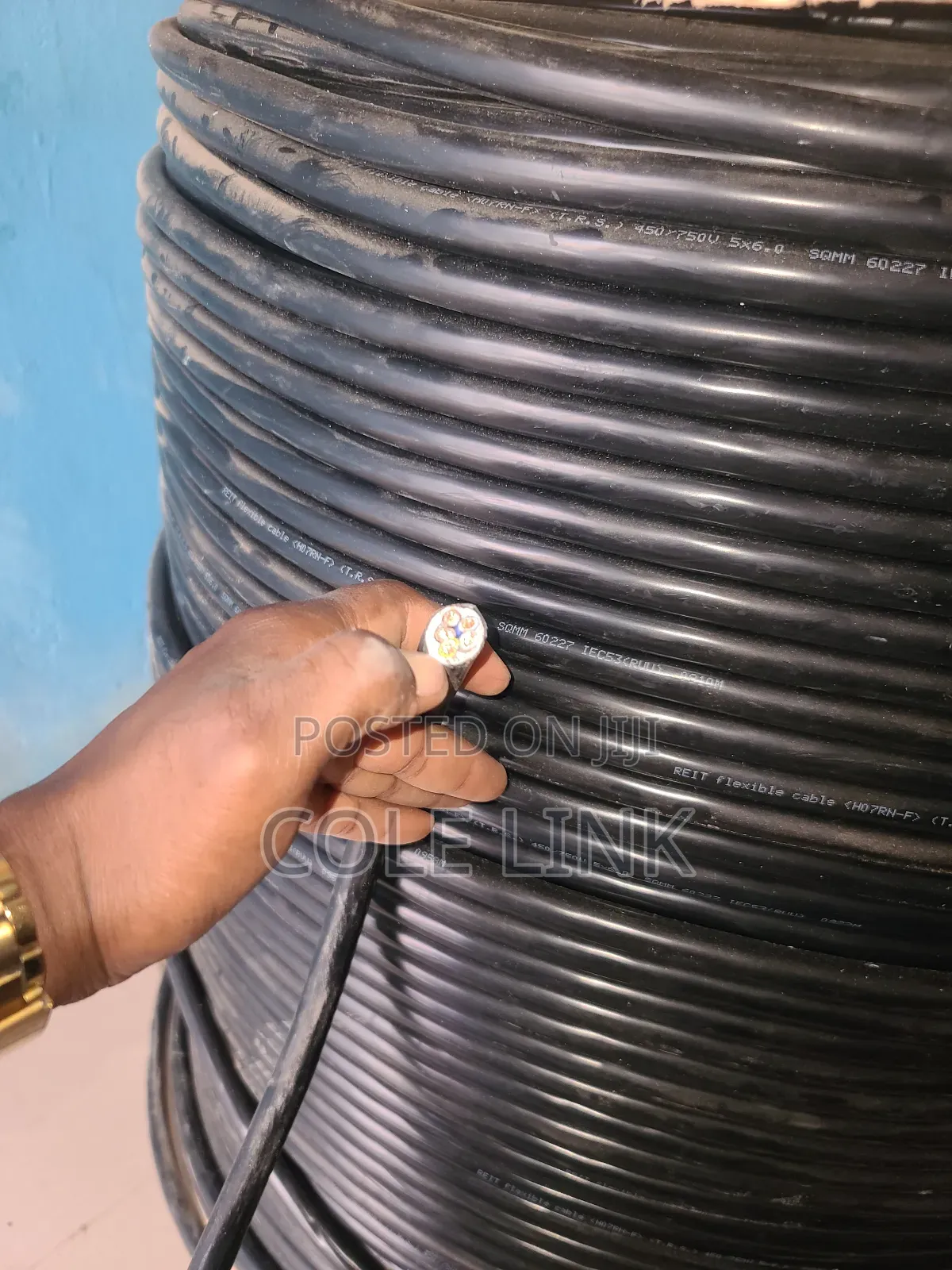6mm 5core Flexible Electrical Cable