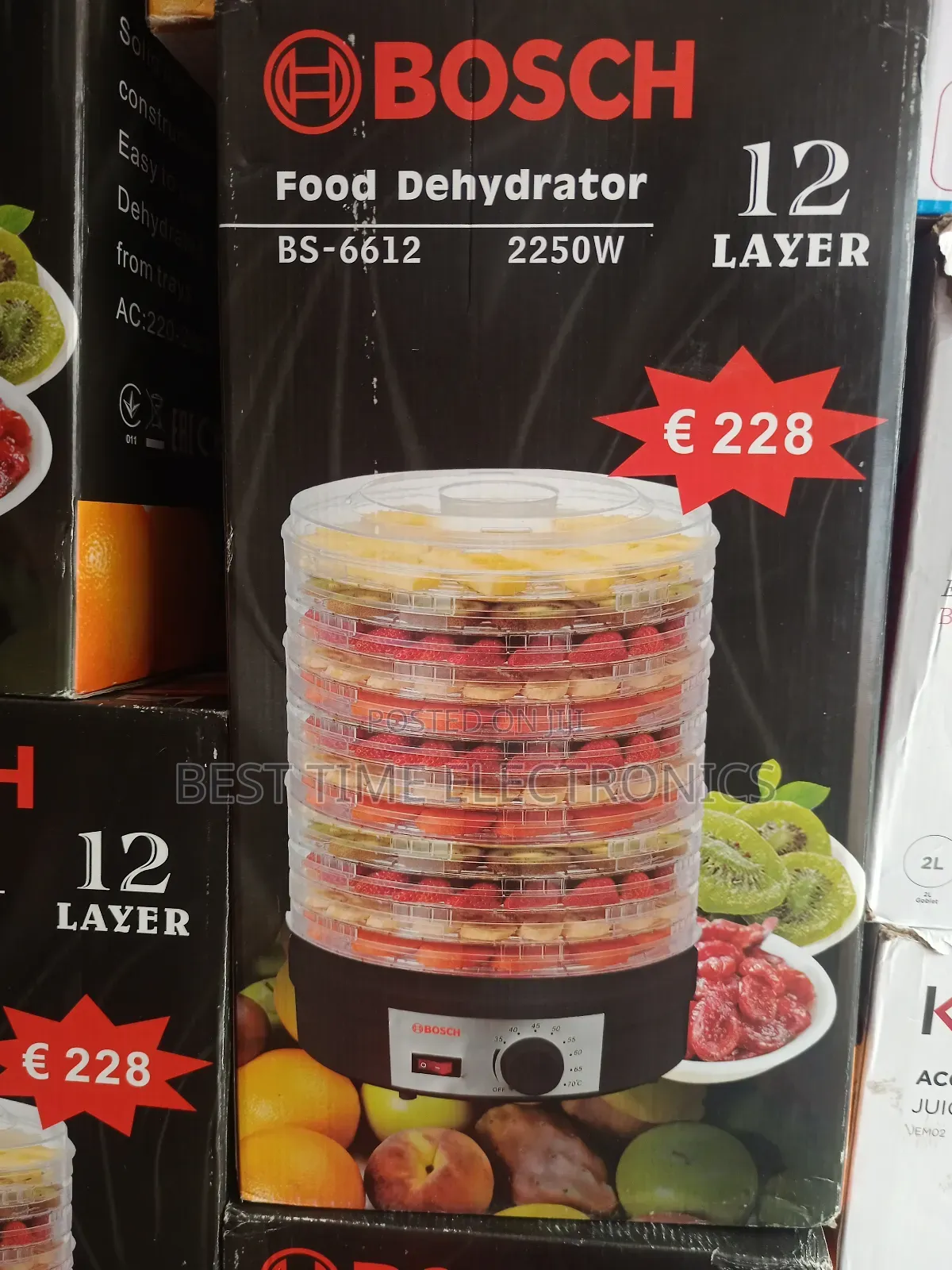 Premium Bosch 12 Layer Food Dehydrator