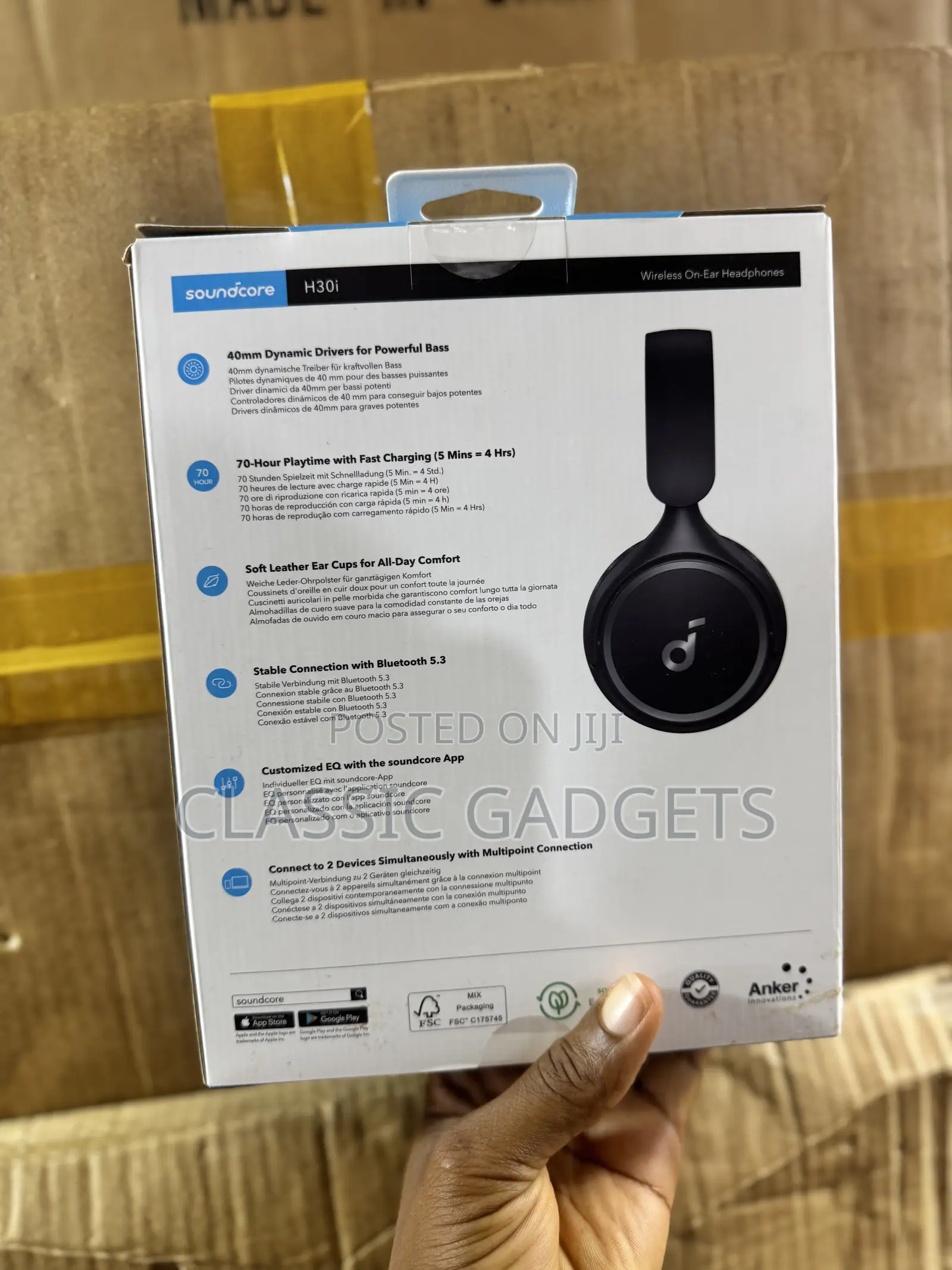 Soundcore by Anker H30i Wireless on-Ear Headphones