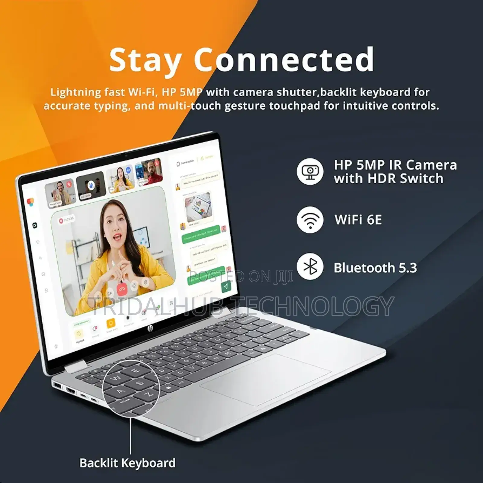New Laptop HP OmniBook 5 14" 16GB Intel Core I7 SSD 512GB