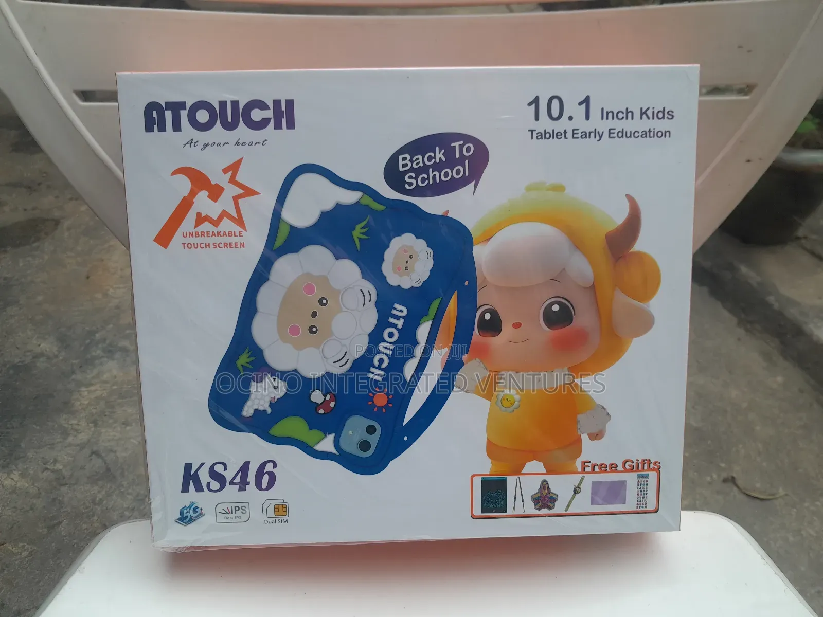 12000mah Battery Rugged 10.1inch Unbreakable Screen Kids iPad