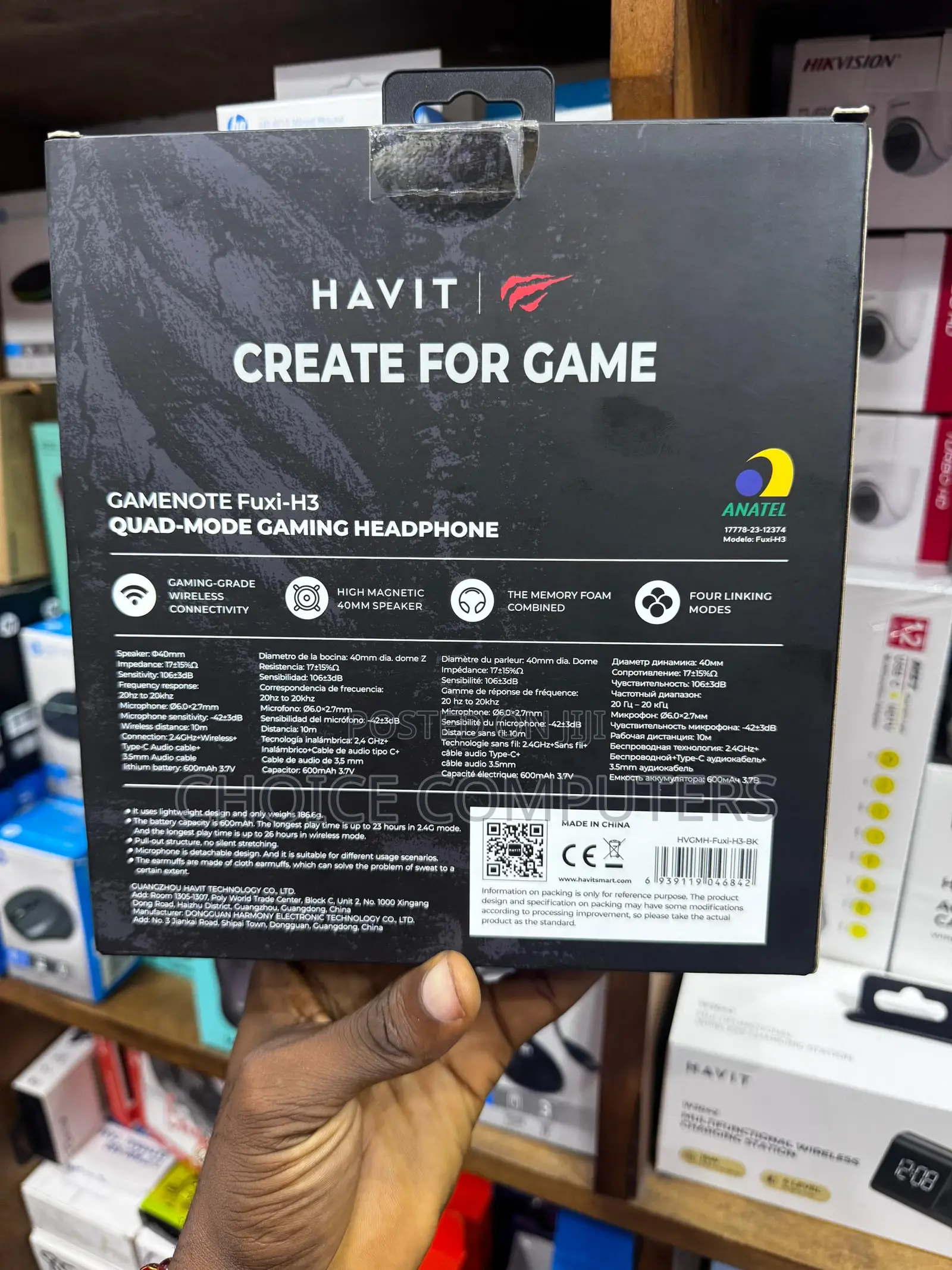 Havit Gamenote Low Latency Headphone For Gaming Quad-mode Connectivity