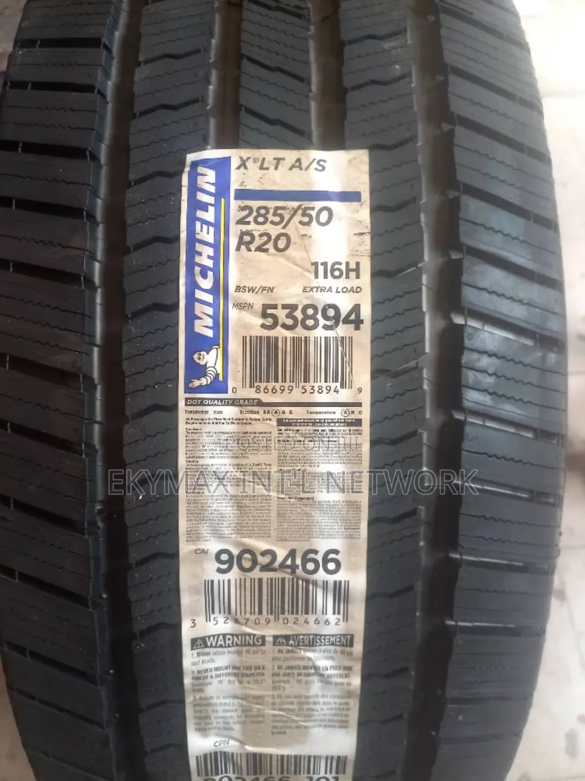 285/50r20 Michelin Tyre