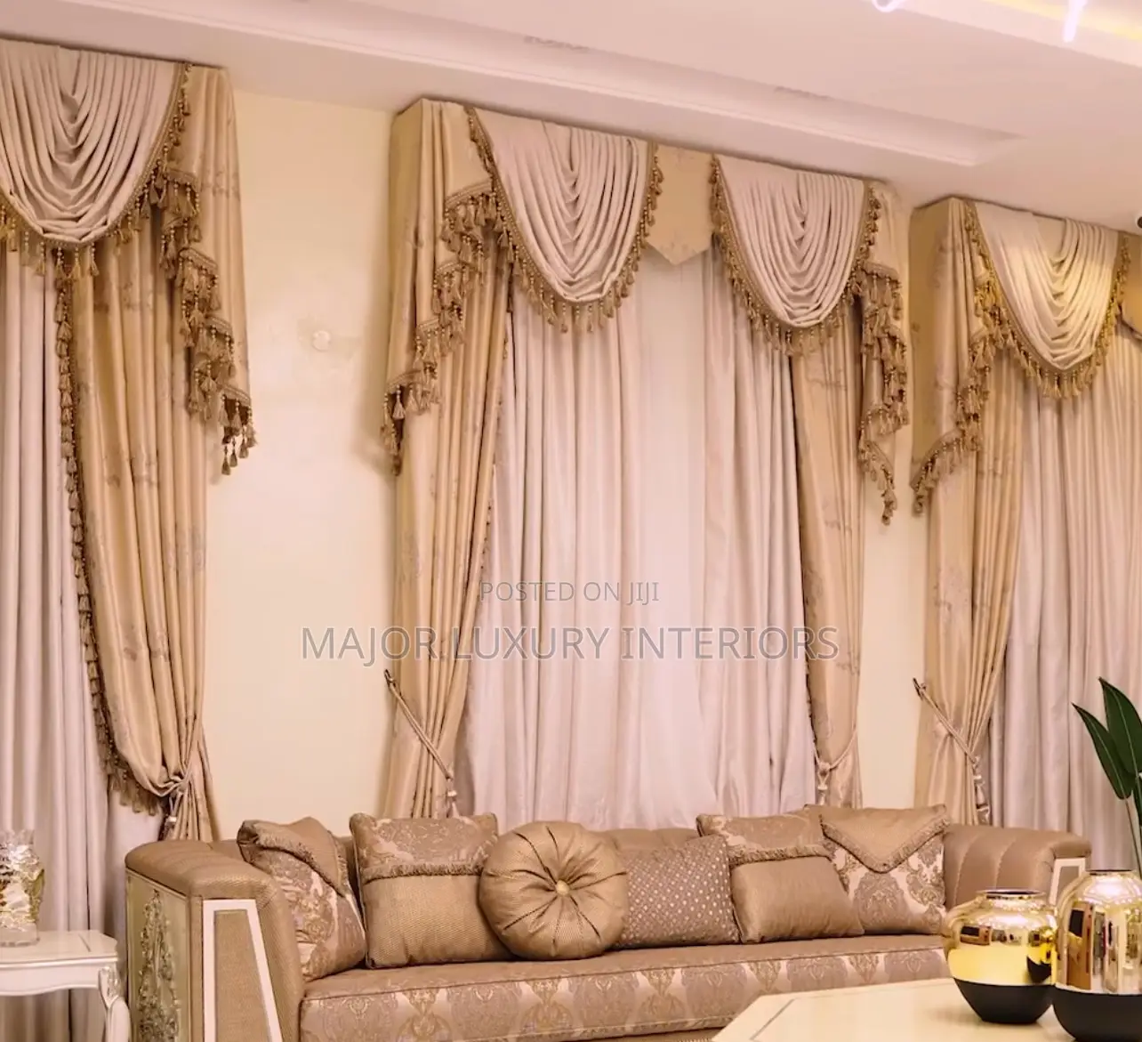 Hugest Grade Turkey Curtains ( Royal)