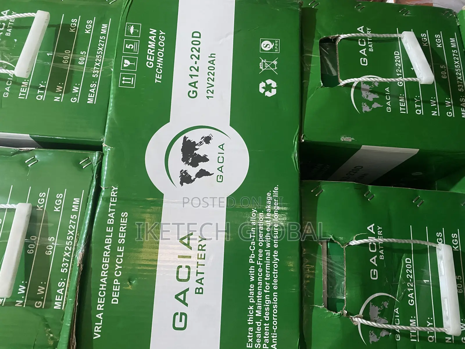 220ah/12v Gacia Block Battery