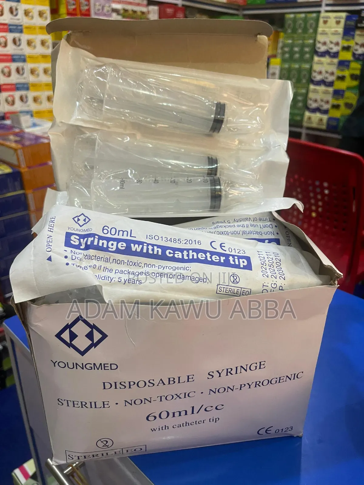 Disposable Syringe Sterile • Non-Toxic • Non-Pyrogenic 60ml