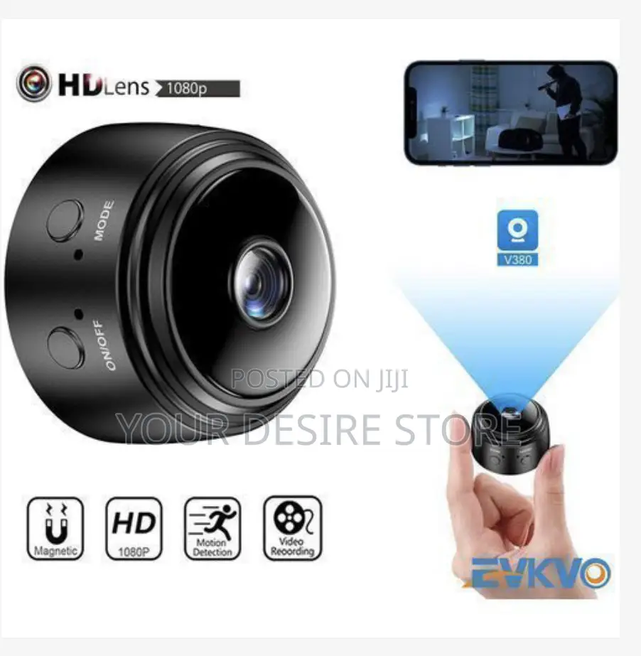 2pcs Mini Wifi Ip Camera Hidden Built-in Battery CCTV Wireless