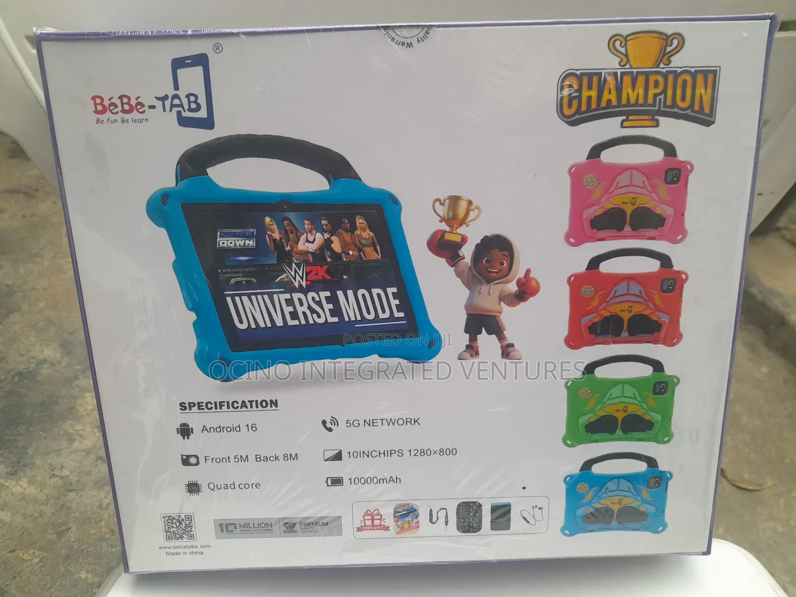 High Quality Unbreakable Screen Children's Learning Tablet