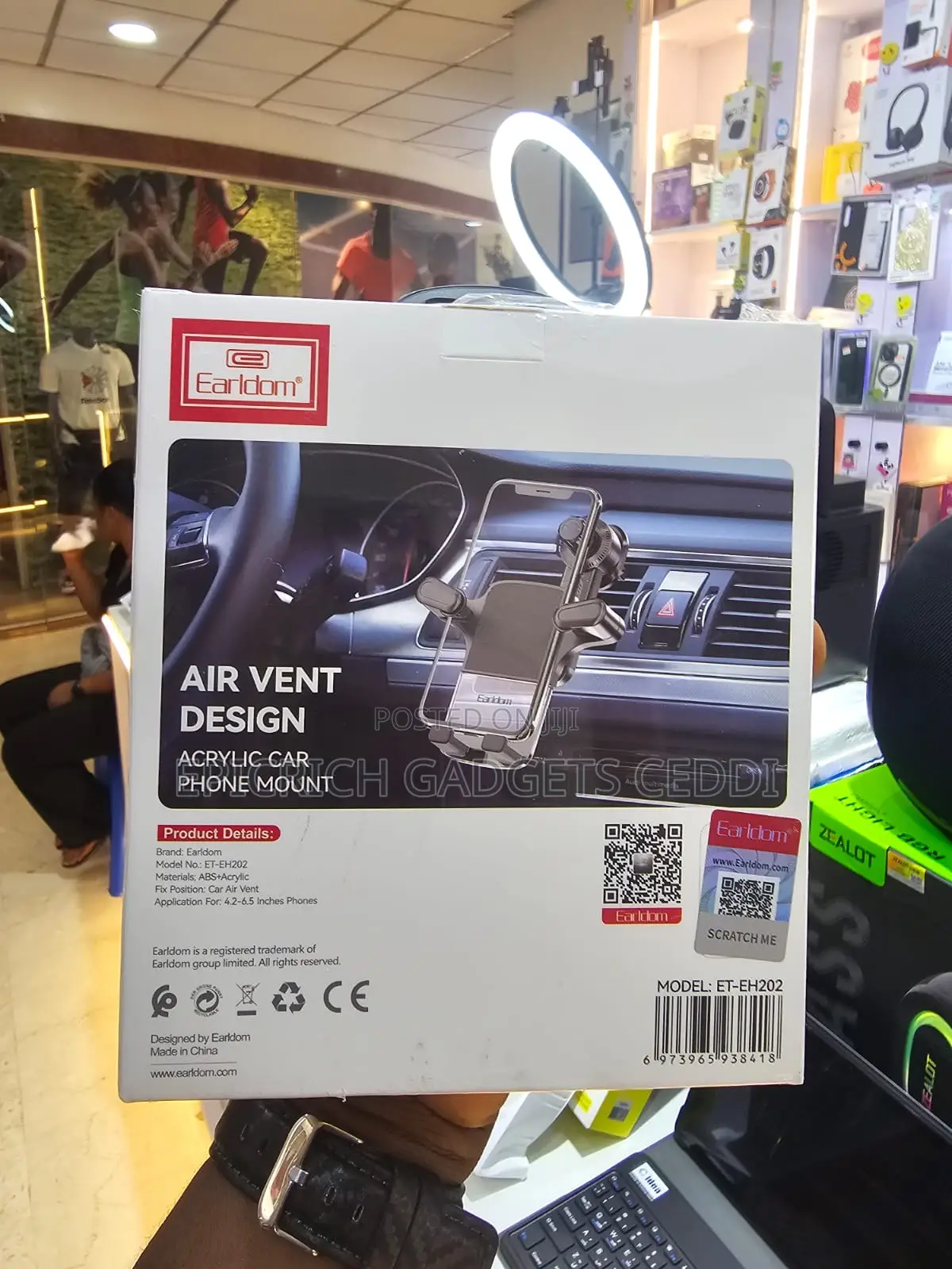 Earldom Ac Vent Car Holder