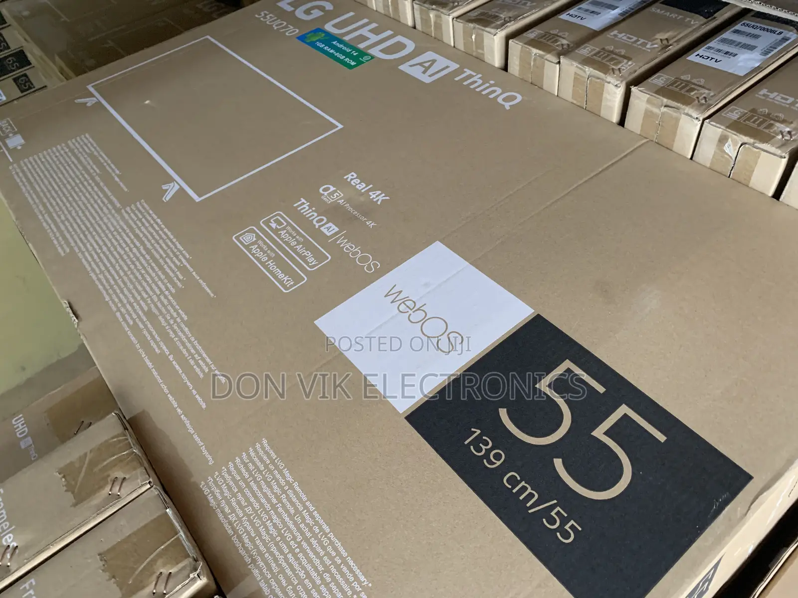 Lg Frameless 55 Inches Full Smart Television