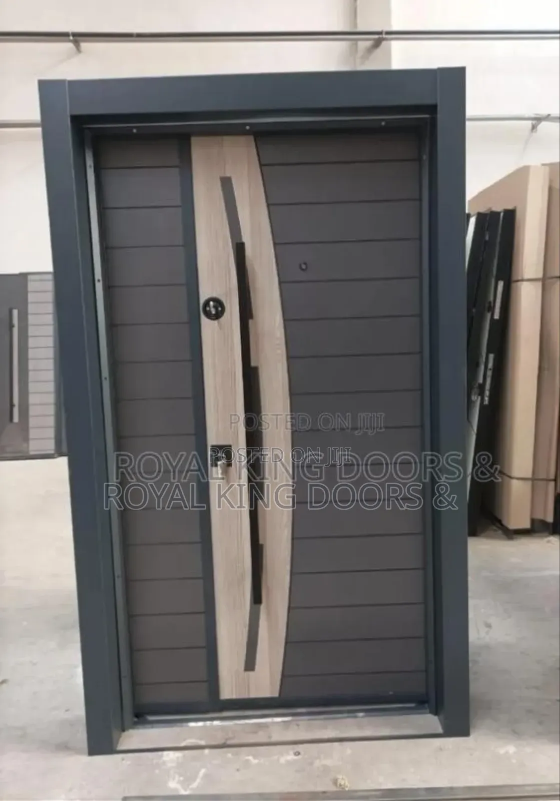 Grey Entrance Turkey Luxury Security Doors