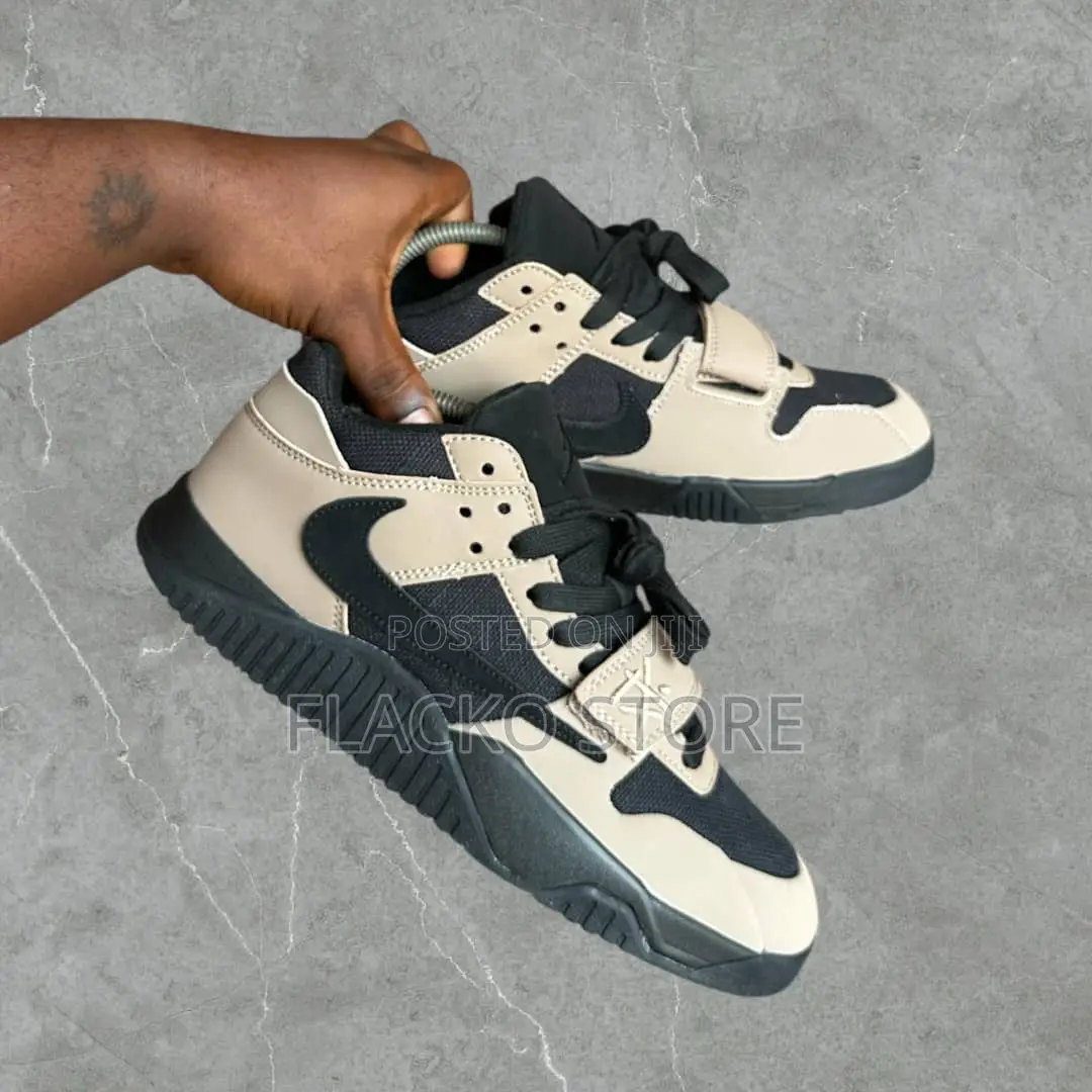 Original Travis Scott X Jordan Jumpman Jack Tr Dark Mocha Sneakers