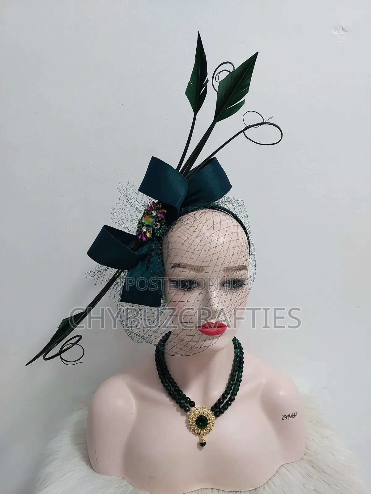 Emerald Green Facinator