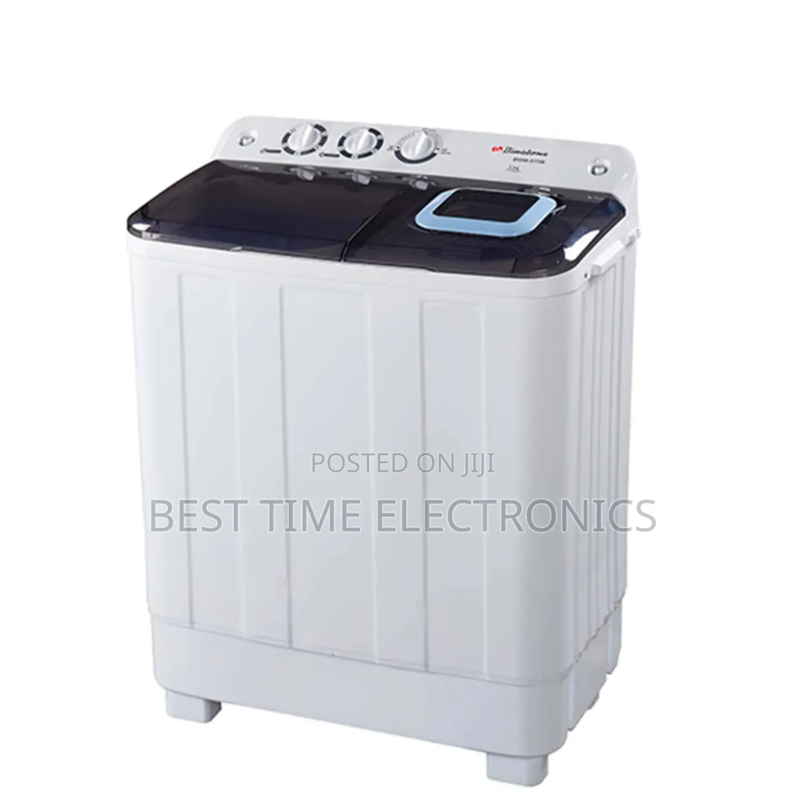 Binatone 7kg Semi Auto Dual Tub Washing Machine