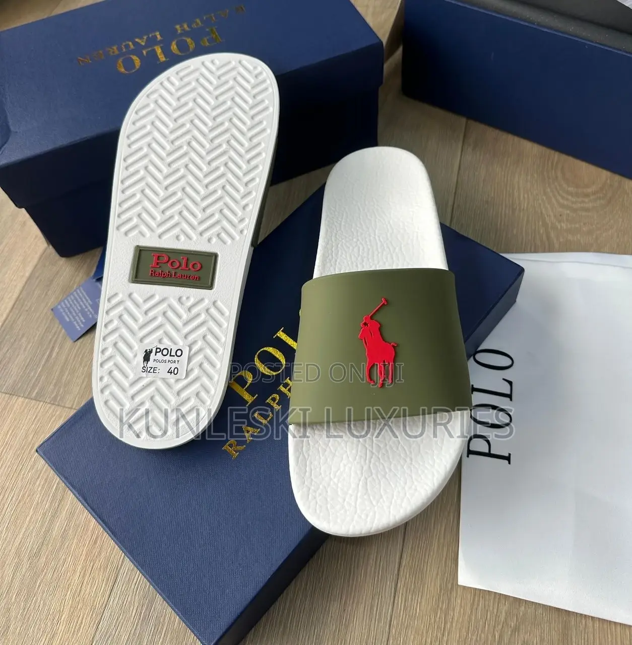 Original Polo Ralph Lauren Slides Collections