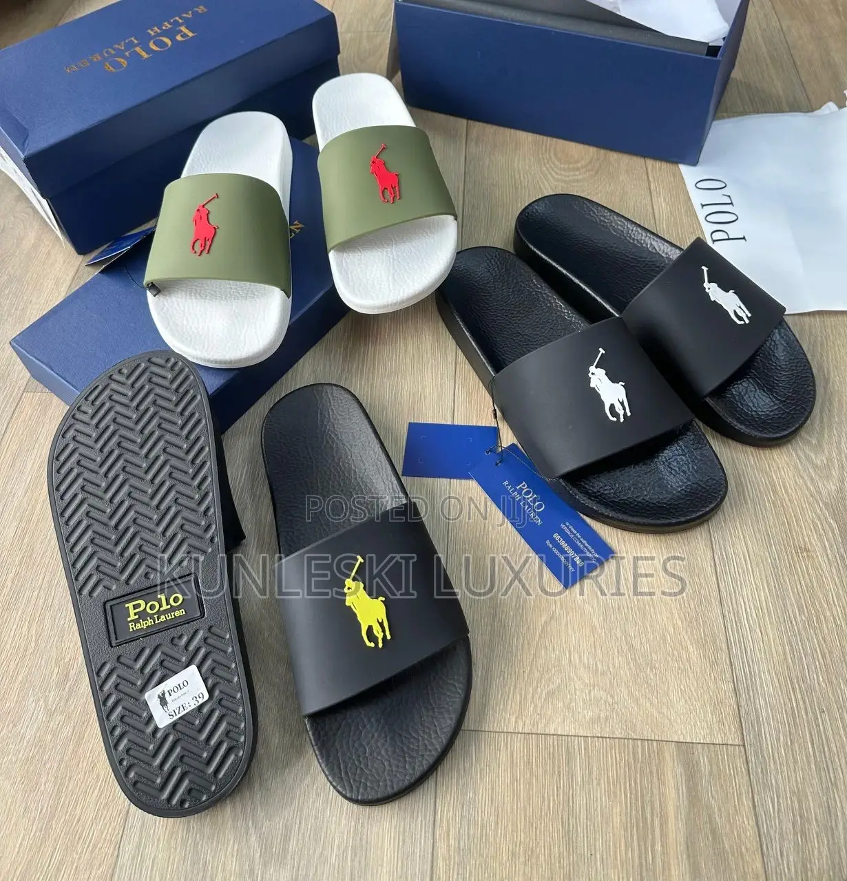 Original Polo Ralph Lauren Slides Collections