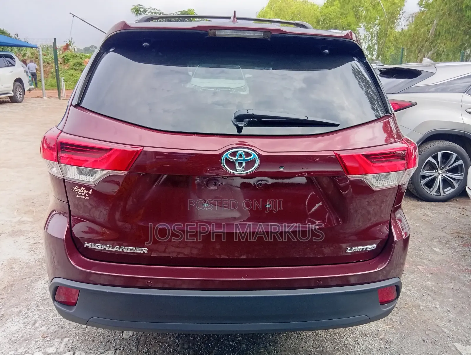 Toyota Highlander Limited 4x4 V6 (3.5L 6cyl 8A) 2018 Red