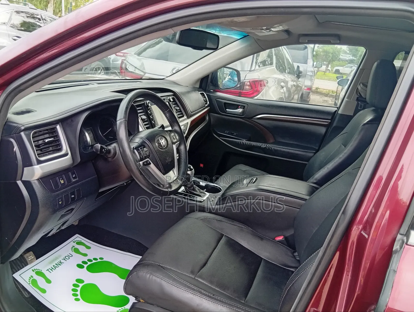 Toyota Highlander Limited 4x4 V6 (3.5L 6cyl 8A) 2018 Red