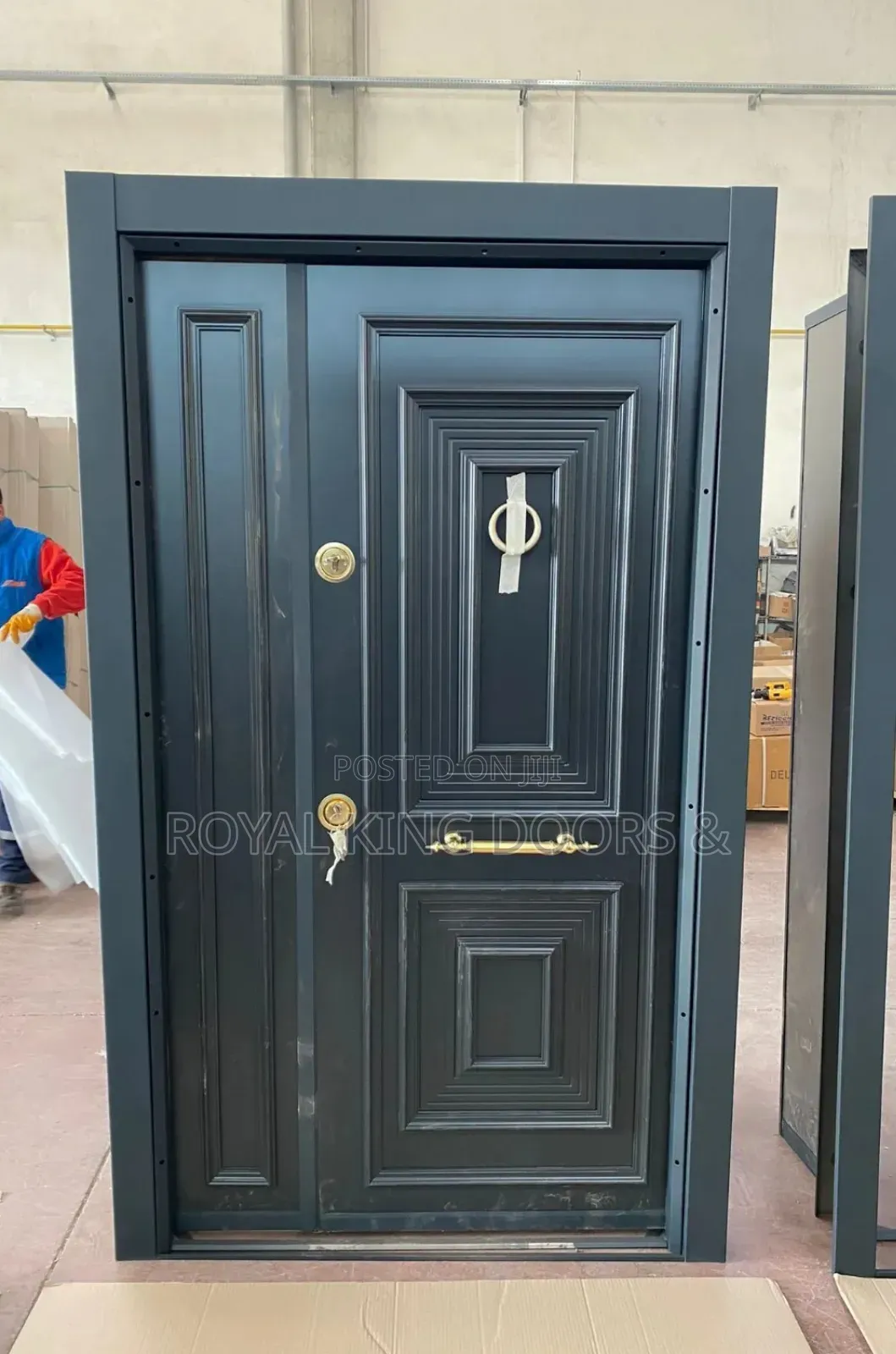 Turkey Black Strong Quality Luxury Security Doors