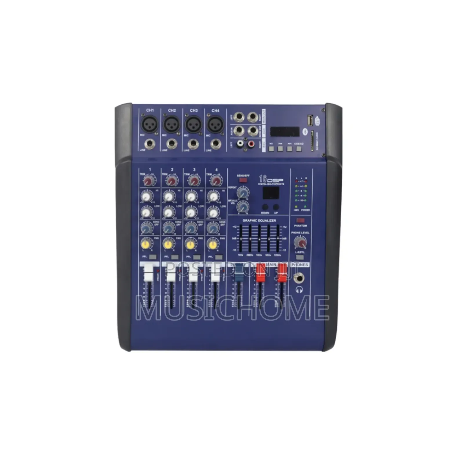 Bluetooth Amplifier Mixer For Conference Room And Wall Speakers