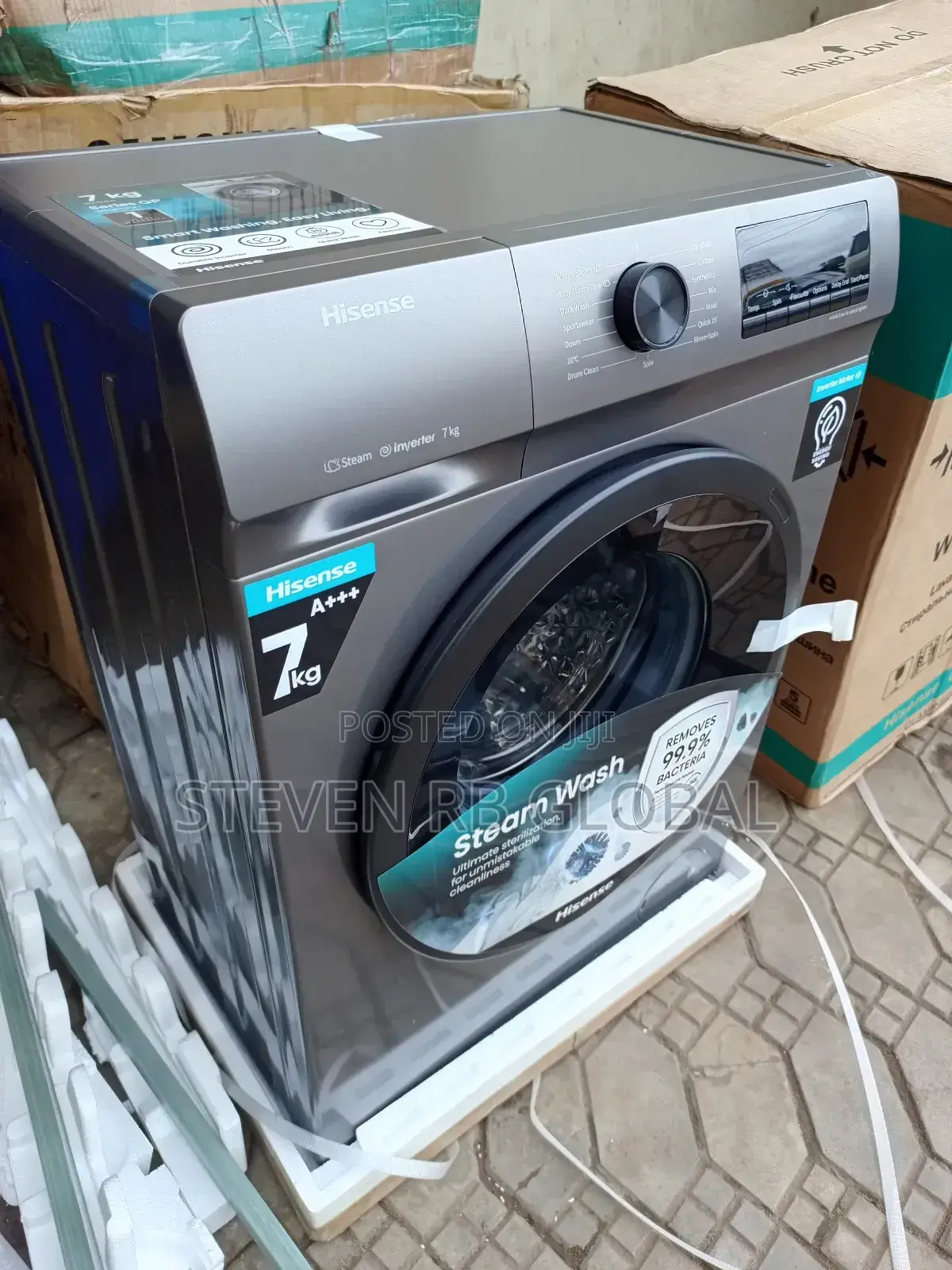 Hisense 7kg Front Loader Inverter Automatic Washing Machine 7012 WFQP