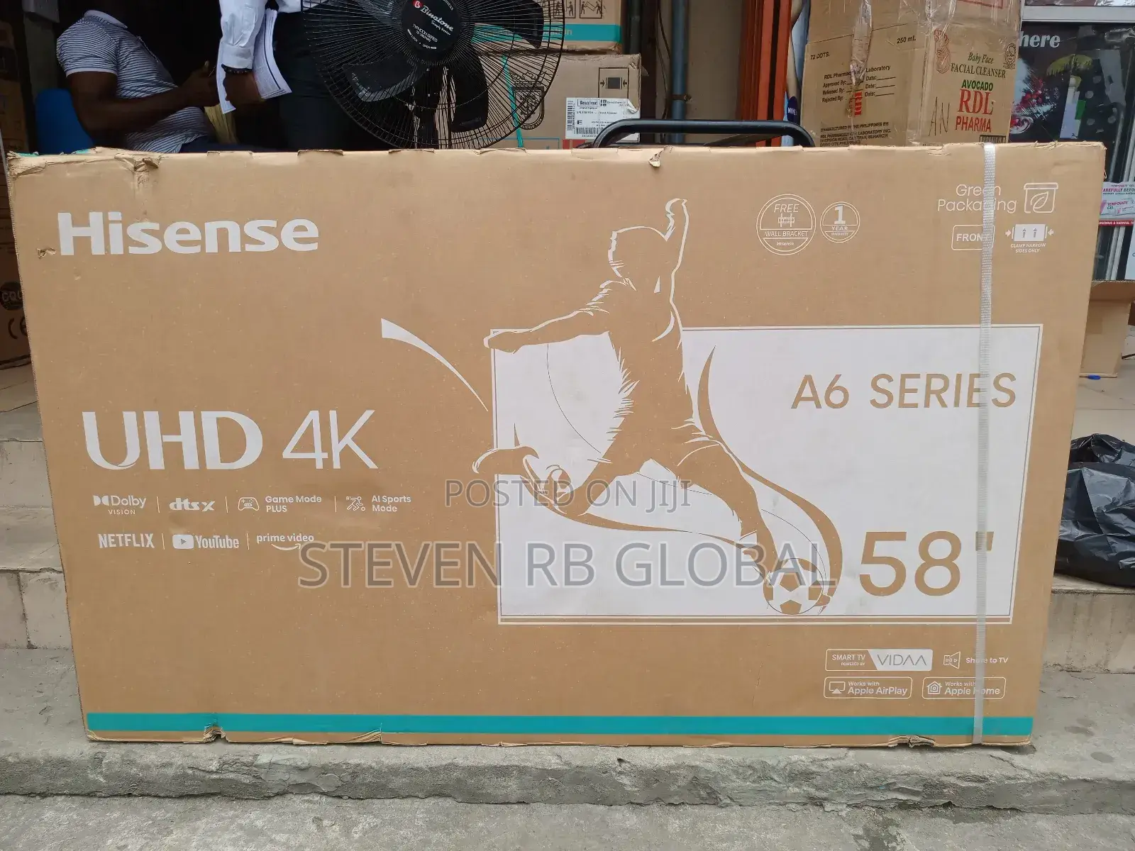 Hisense 58 Inch Uhd Smart Tv 58a6n