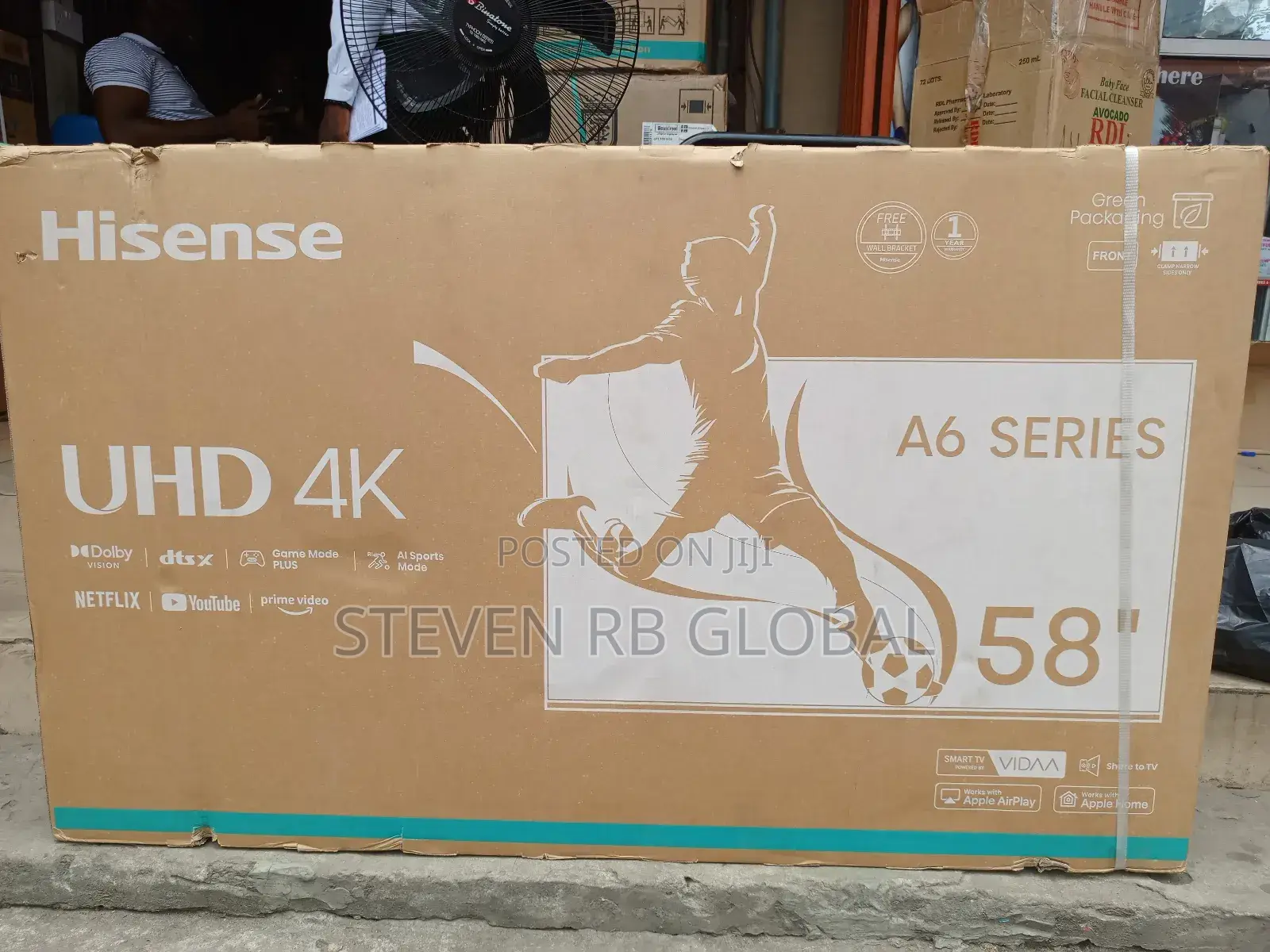Hisense 58 Inch Uhd Smart Tv 58a6n