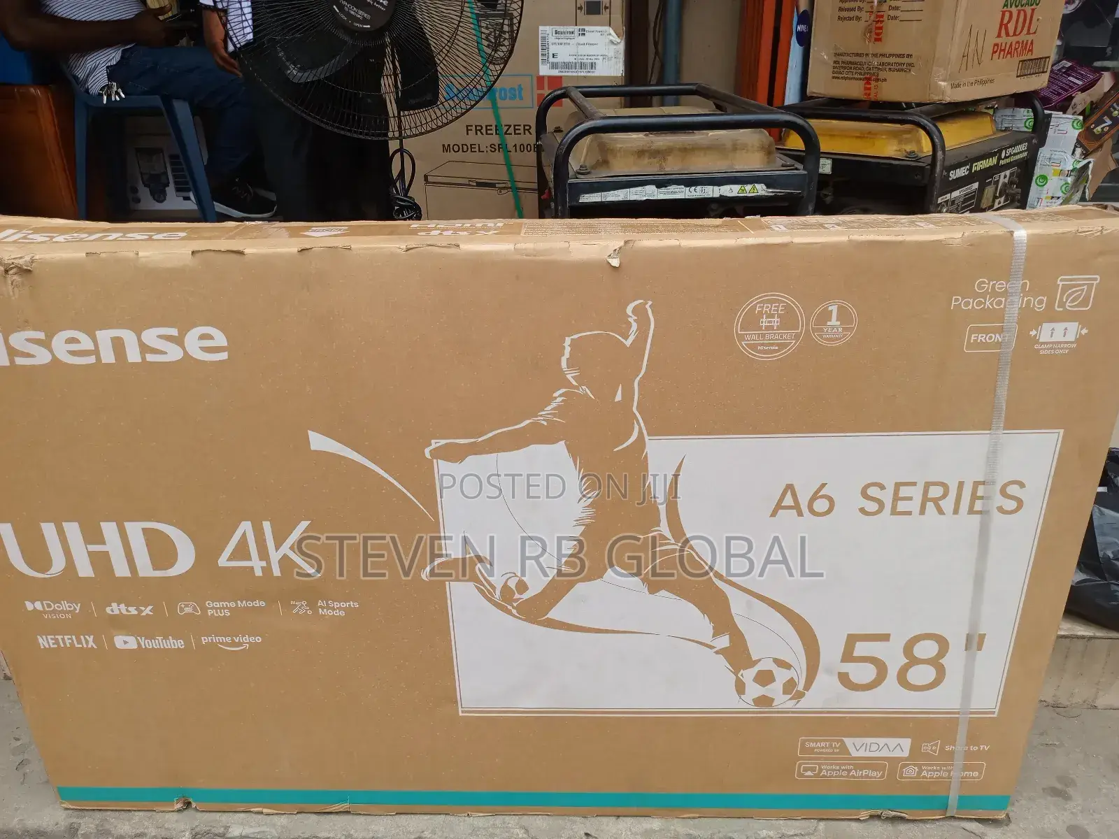 Hisense 58 Inch Uhd Smart Tv 58a6n