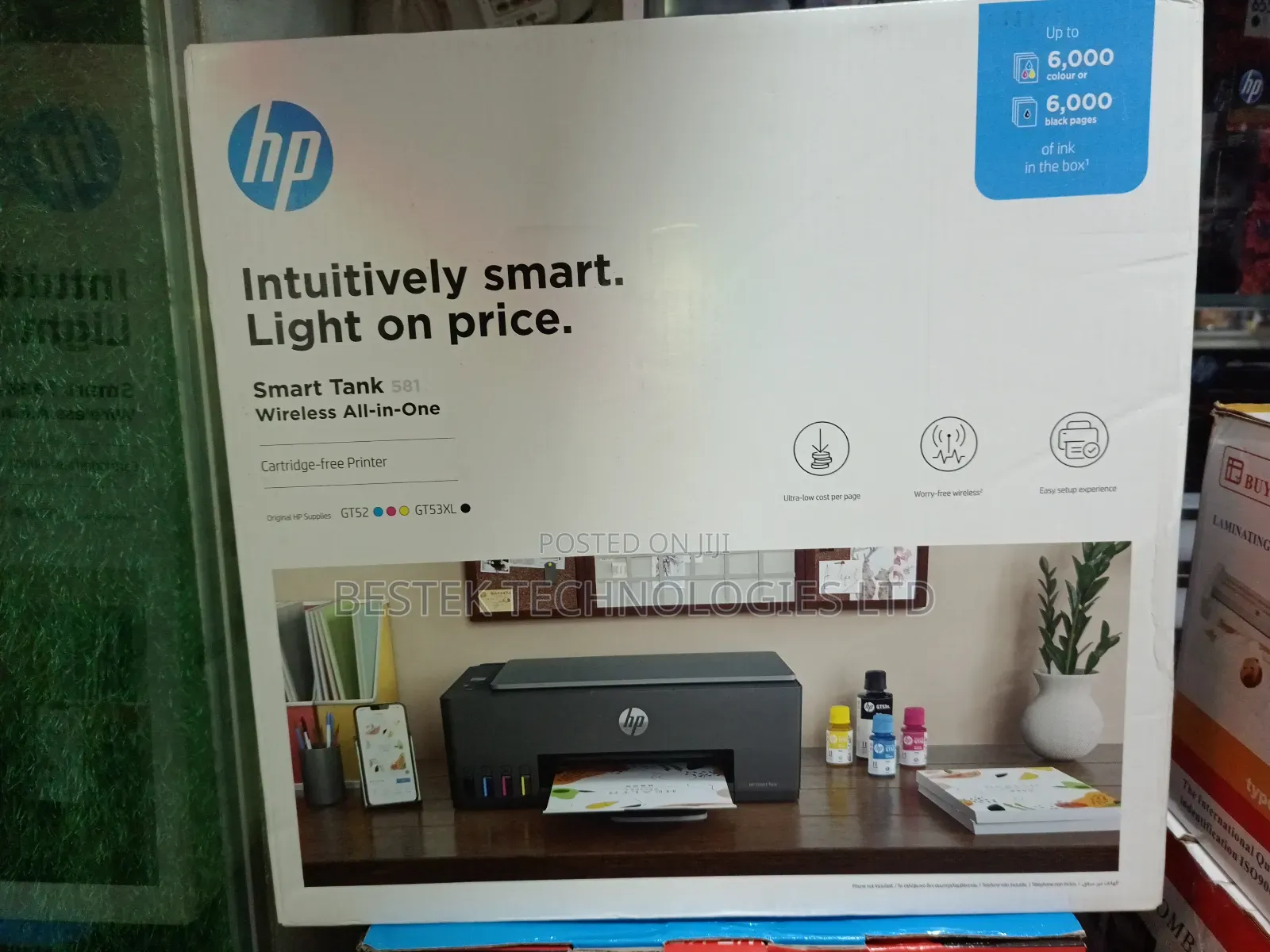 Hp Smart Tank 581 Wireless All-in-One