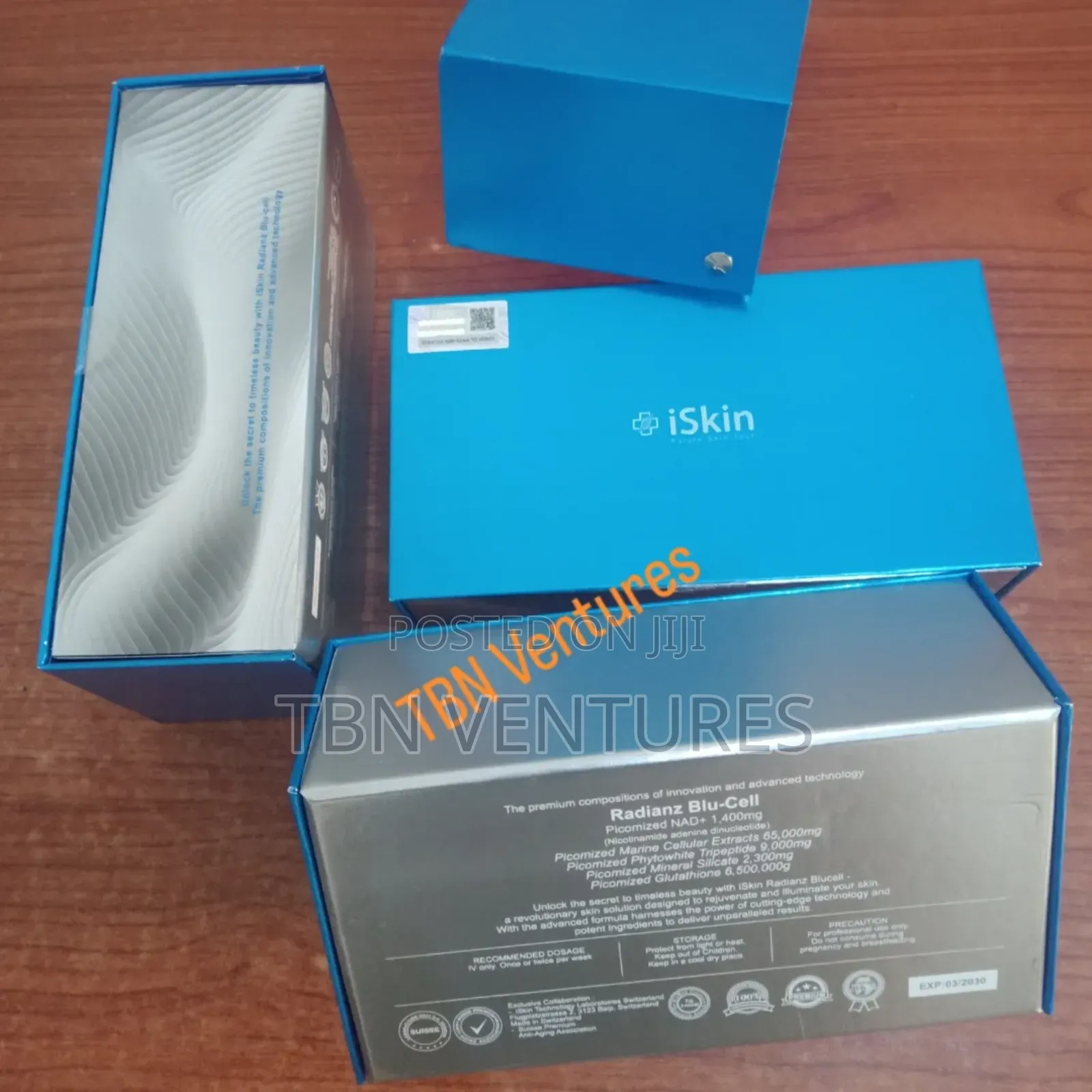 Iskin Radianz Blu Cell With Nad Whitening Injection