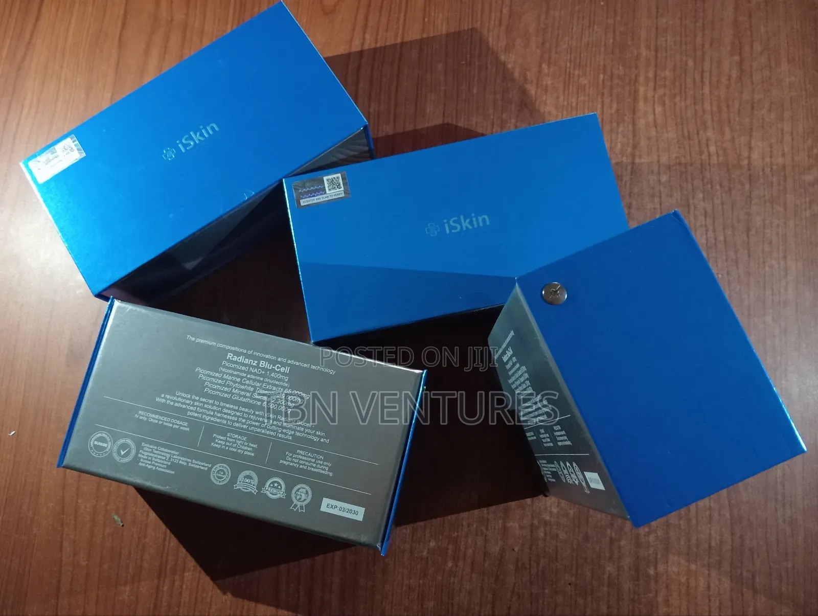 Iskin Radianz Blu Cell With Nad Whitening Injection