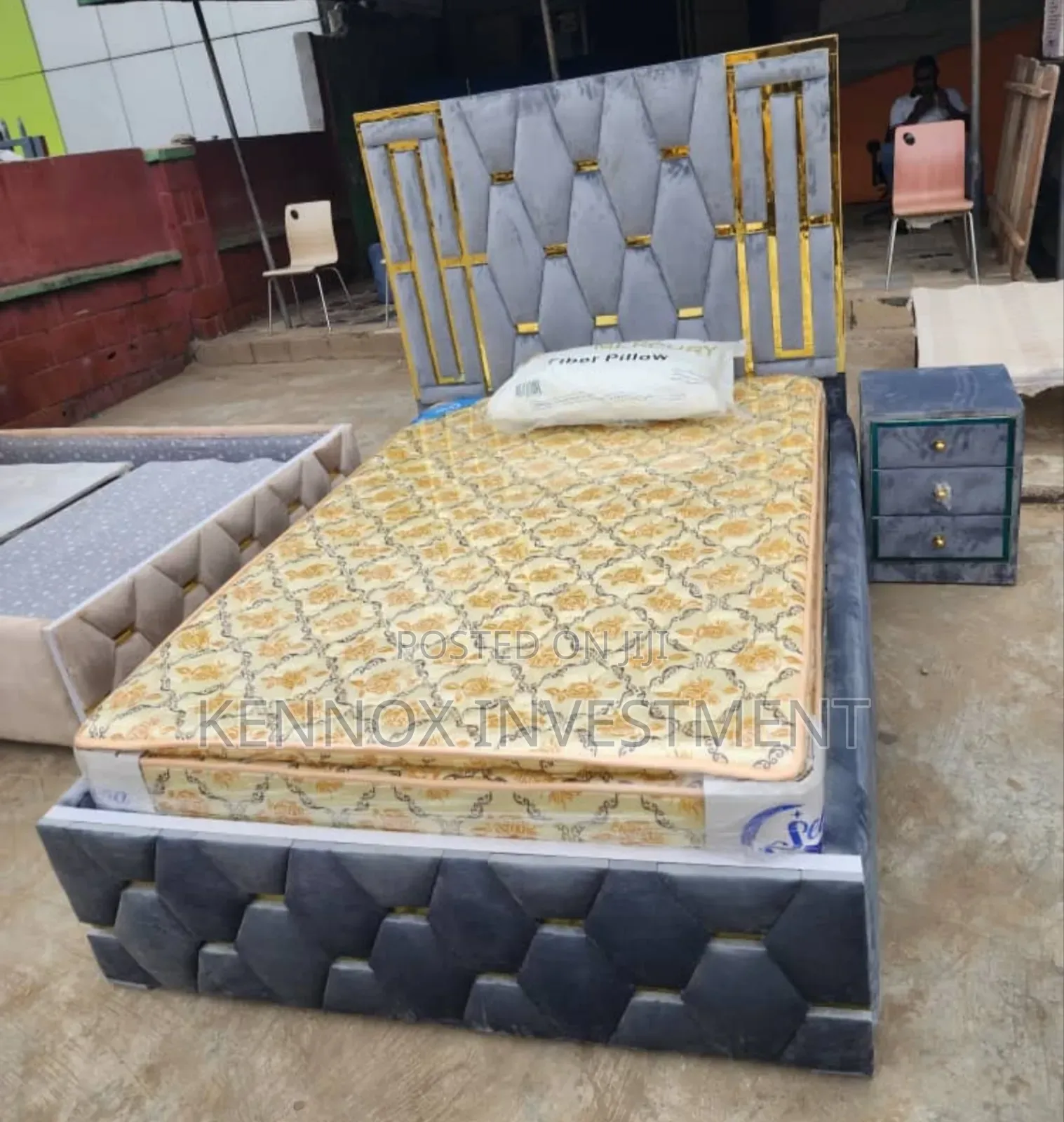 4 and Half by 6 Upholstery Bedframe