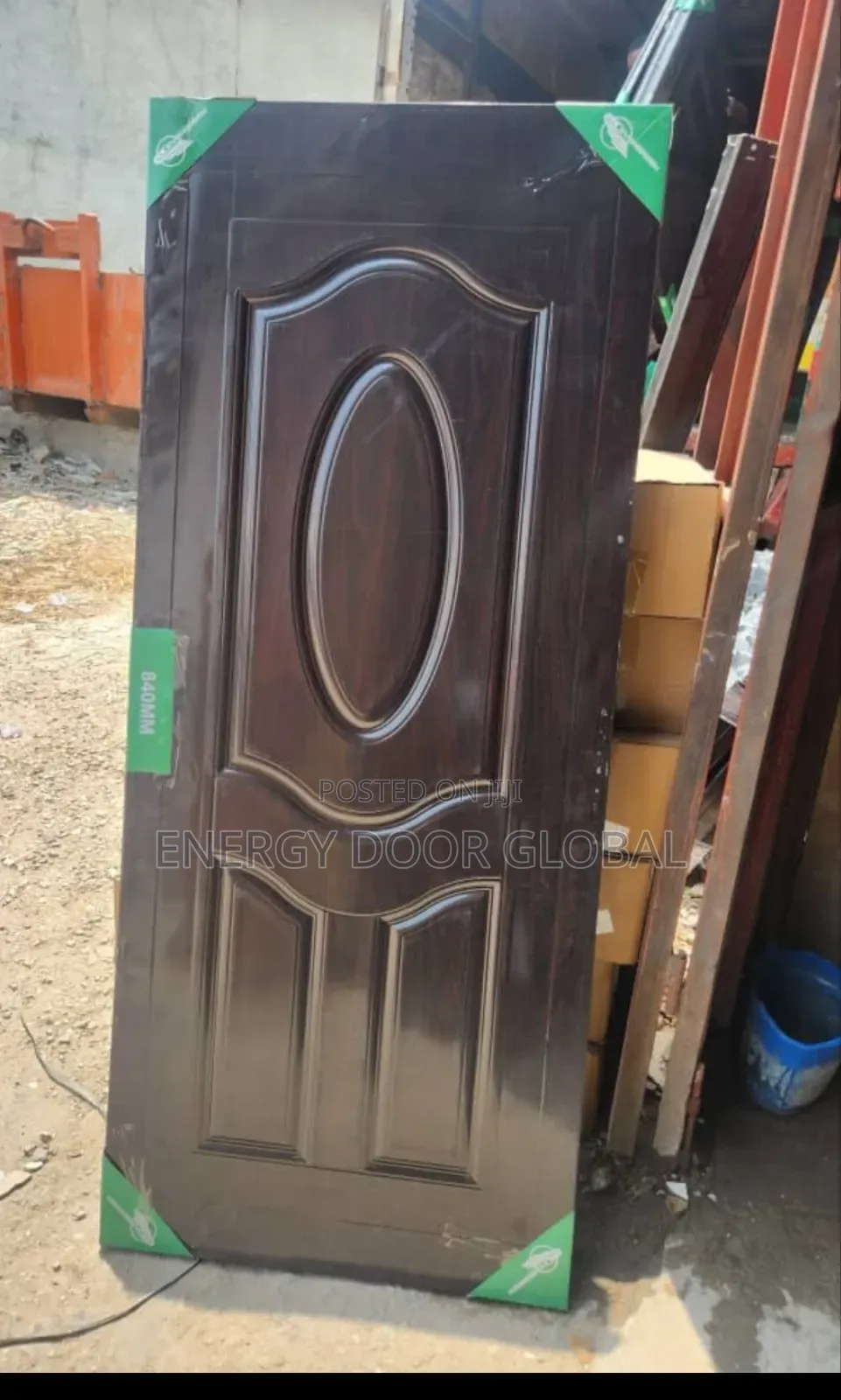 Brown Oval Special American Panel Interior Standard Door