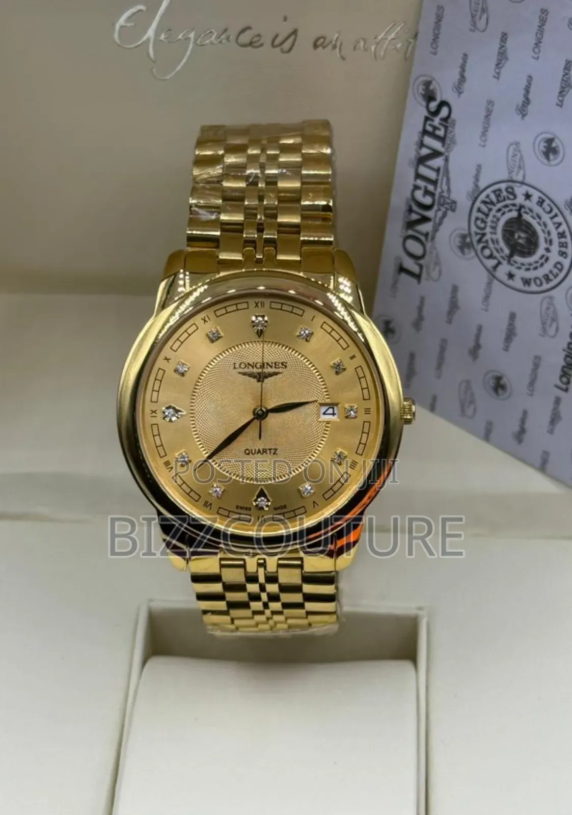 Original Longines Gold Stainless Steel Watch in Store