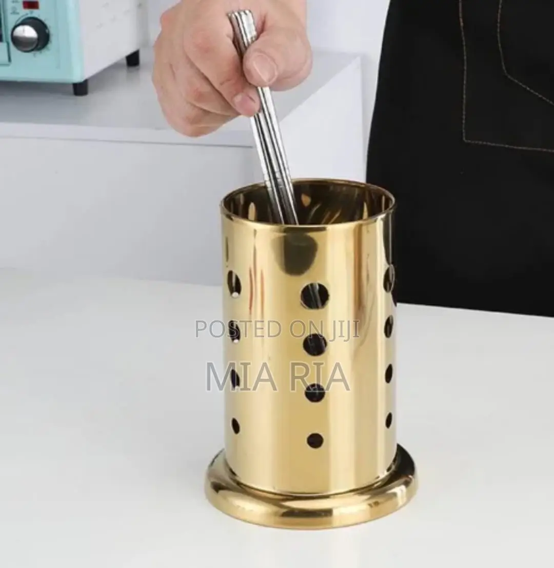 Gold Cutlery Rack/Holder
