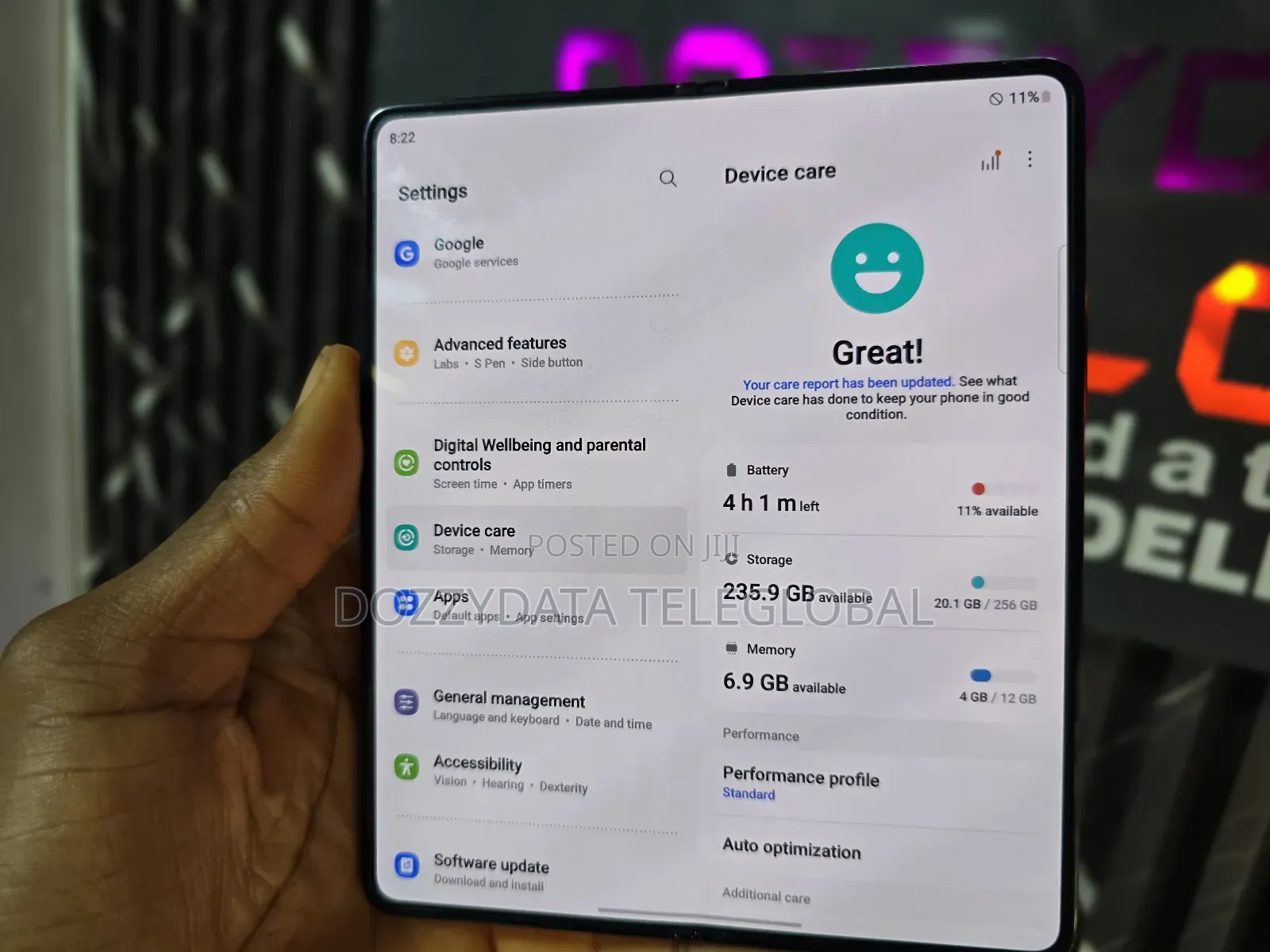 Samsung Galaxy Z Fold 5 256 GB Black